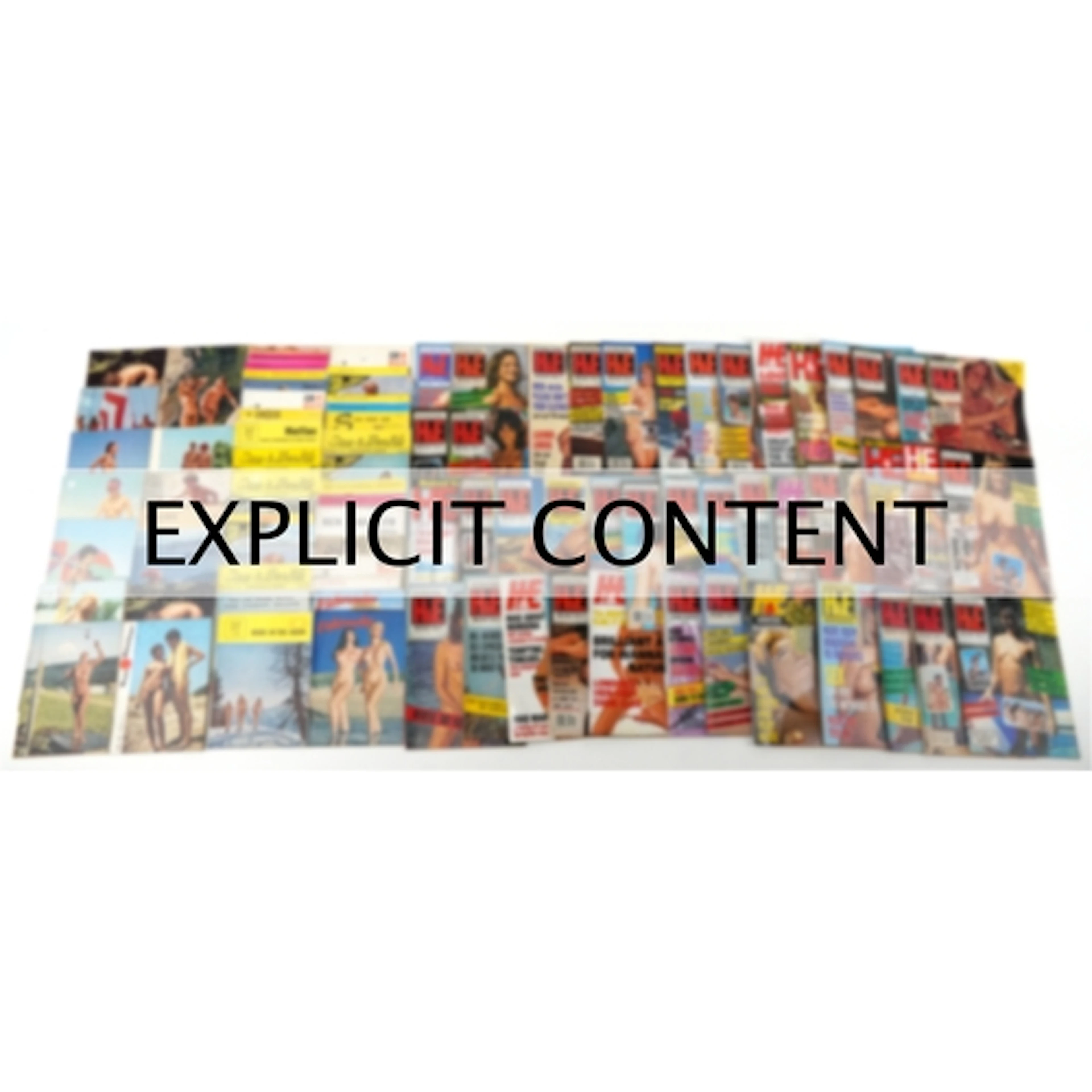 Collection of vintage health and wellbeing nudist magazines ...