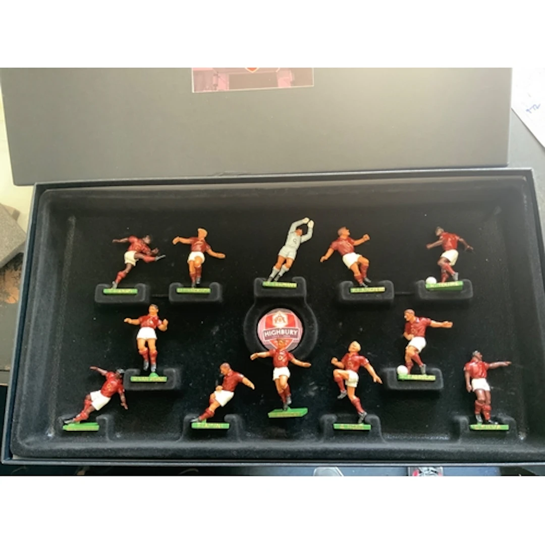 Arsenal 2006 Boxed Football Figures: Hand made in redcurrant...