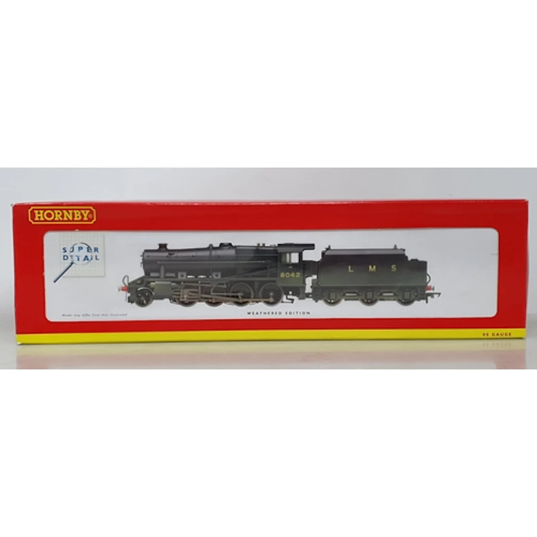 Hornby (China) R2249 LMS black 2-8-0 8F Locomotive No.8042 w...