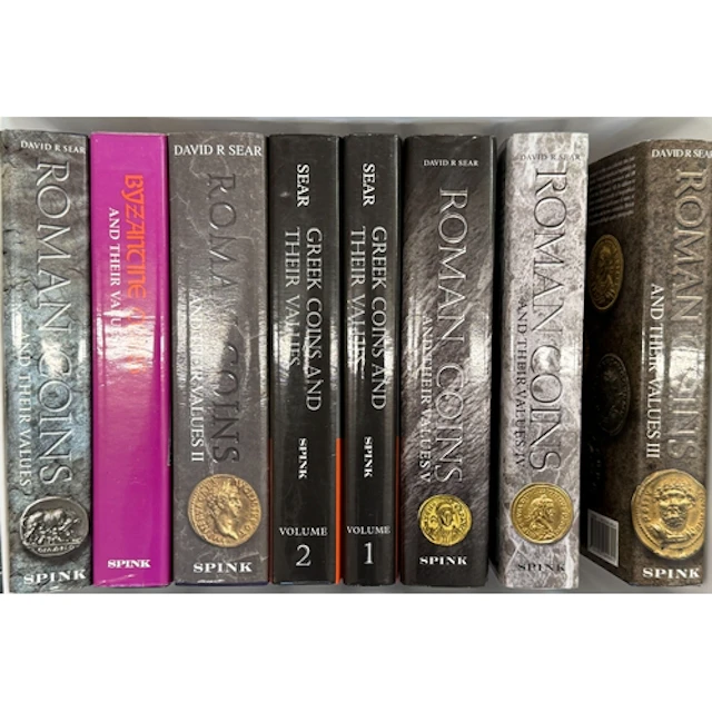 A group of numismatic reference books by David R. Sear, comp...