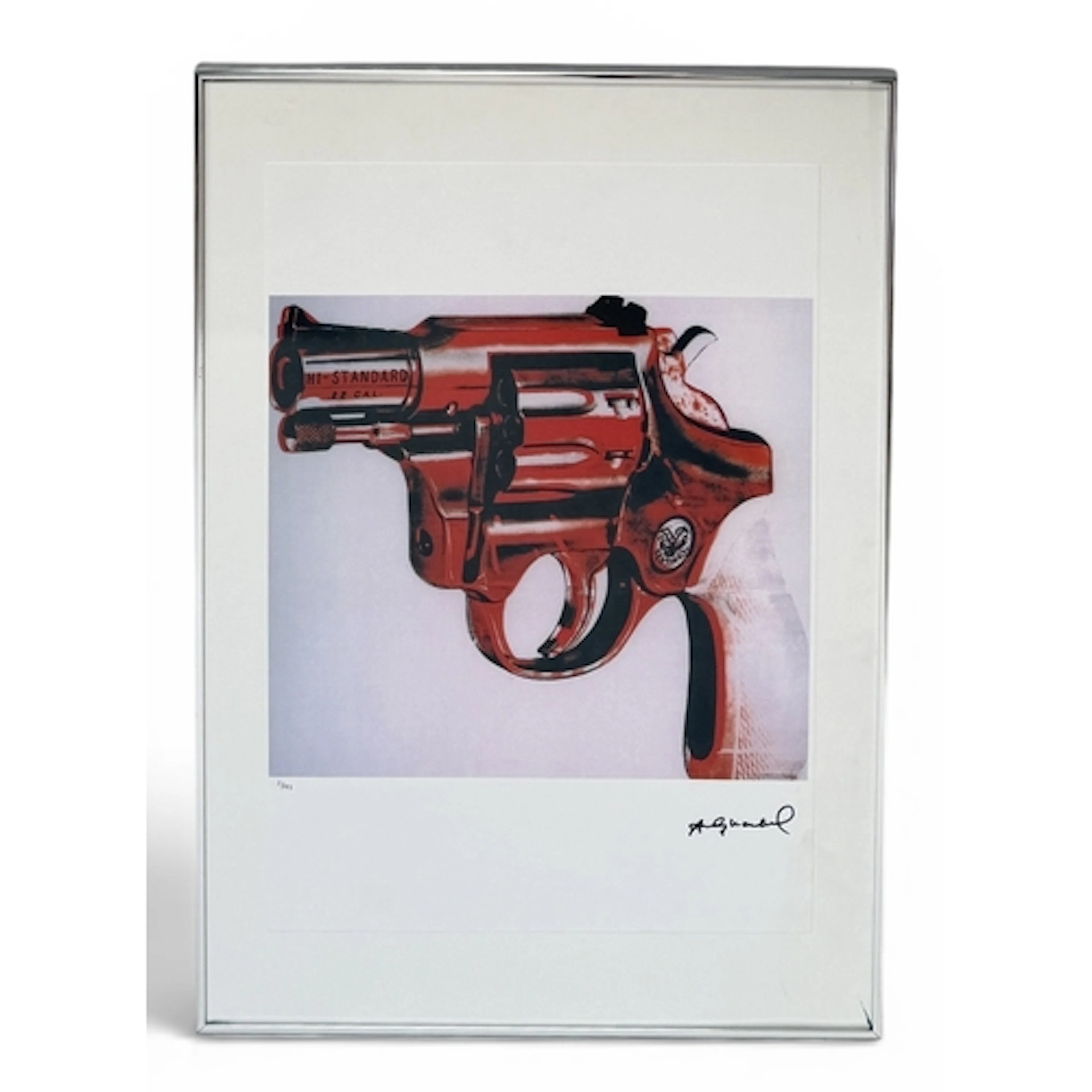 ANDY WARHOL (AMERICAN, 1928-1987): 'GUN' A limited edition c...