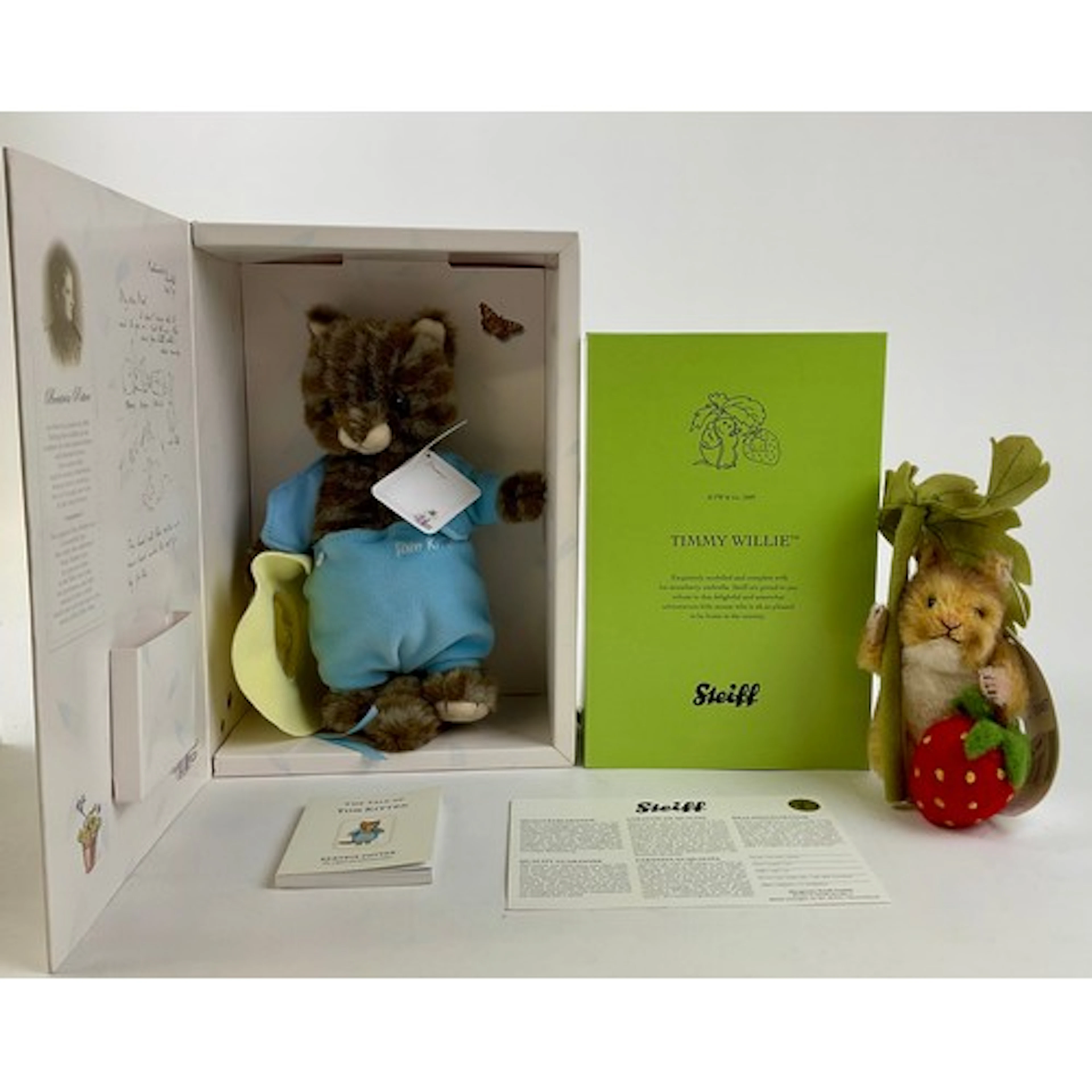 A Steiff Beatrix Potter Timmy Willie Mouse, white tag 663222...