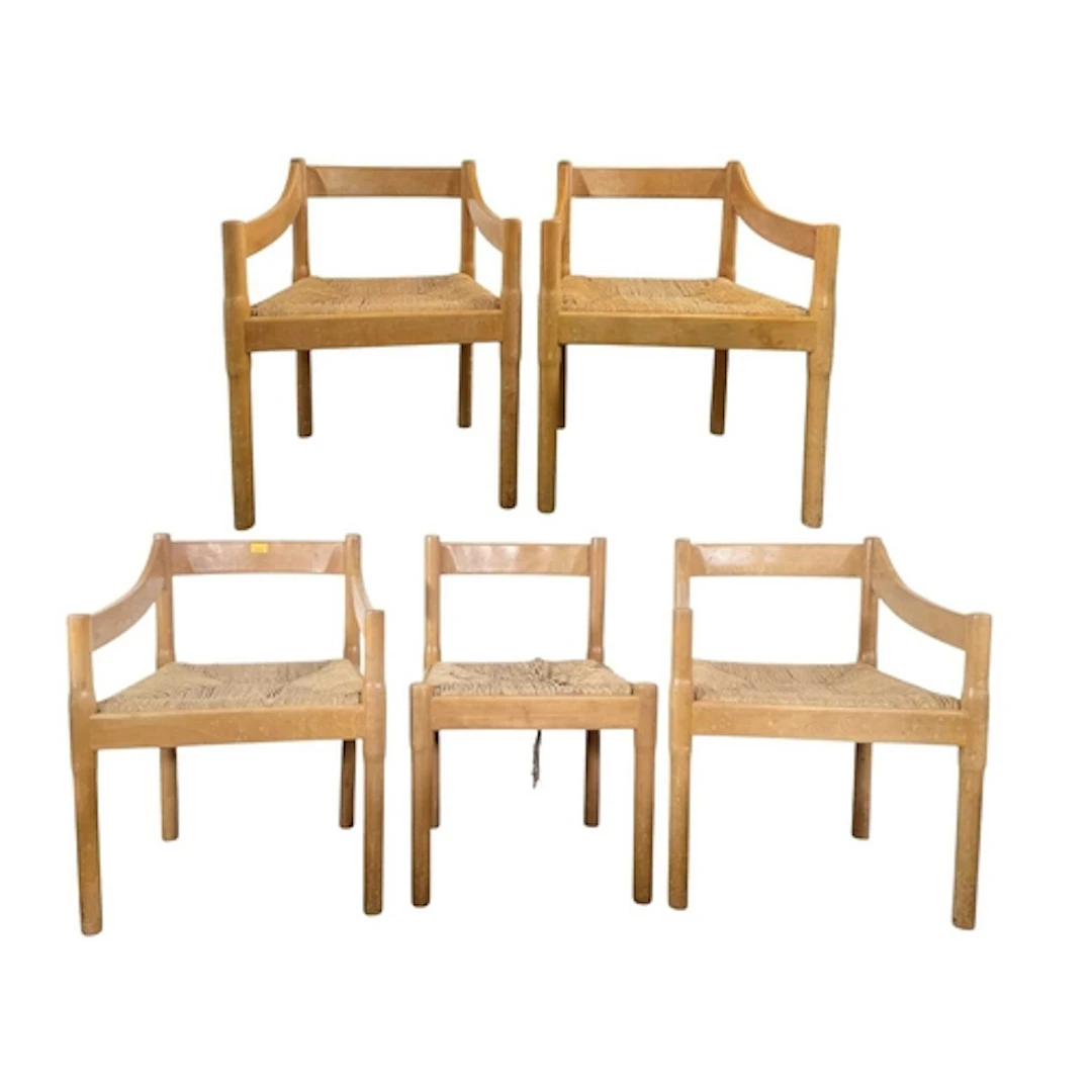 Vico Magistretti (1920-2006) for Habitat - Carimate - a set ...
