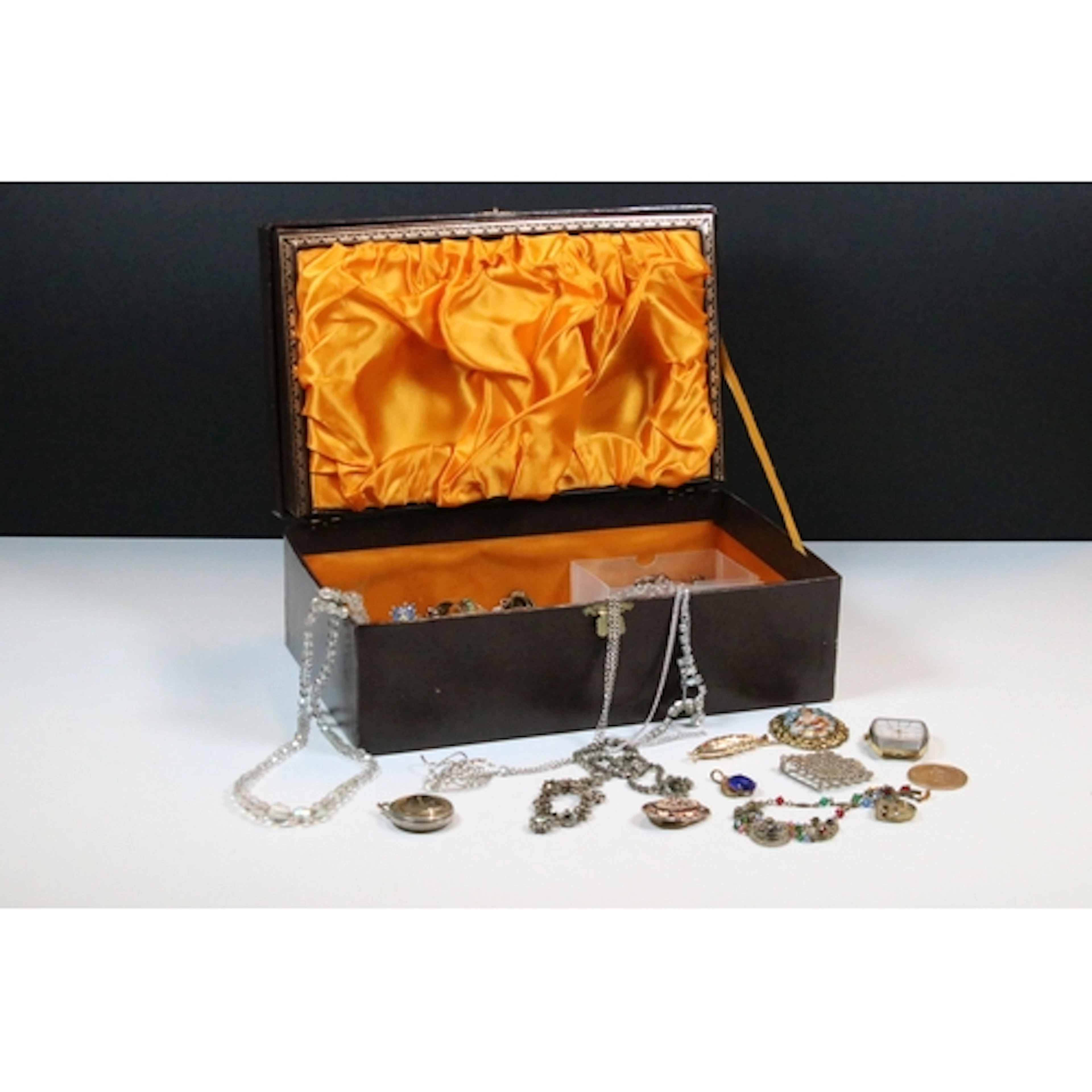 Collection of vintage costume jewellery and watches to inclu...
