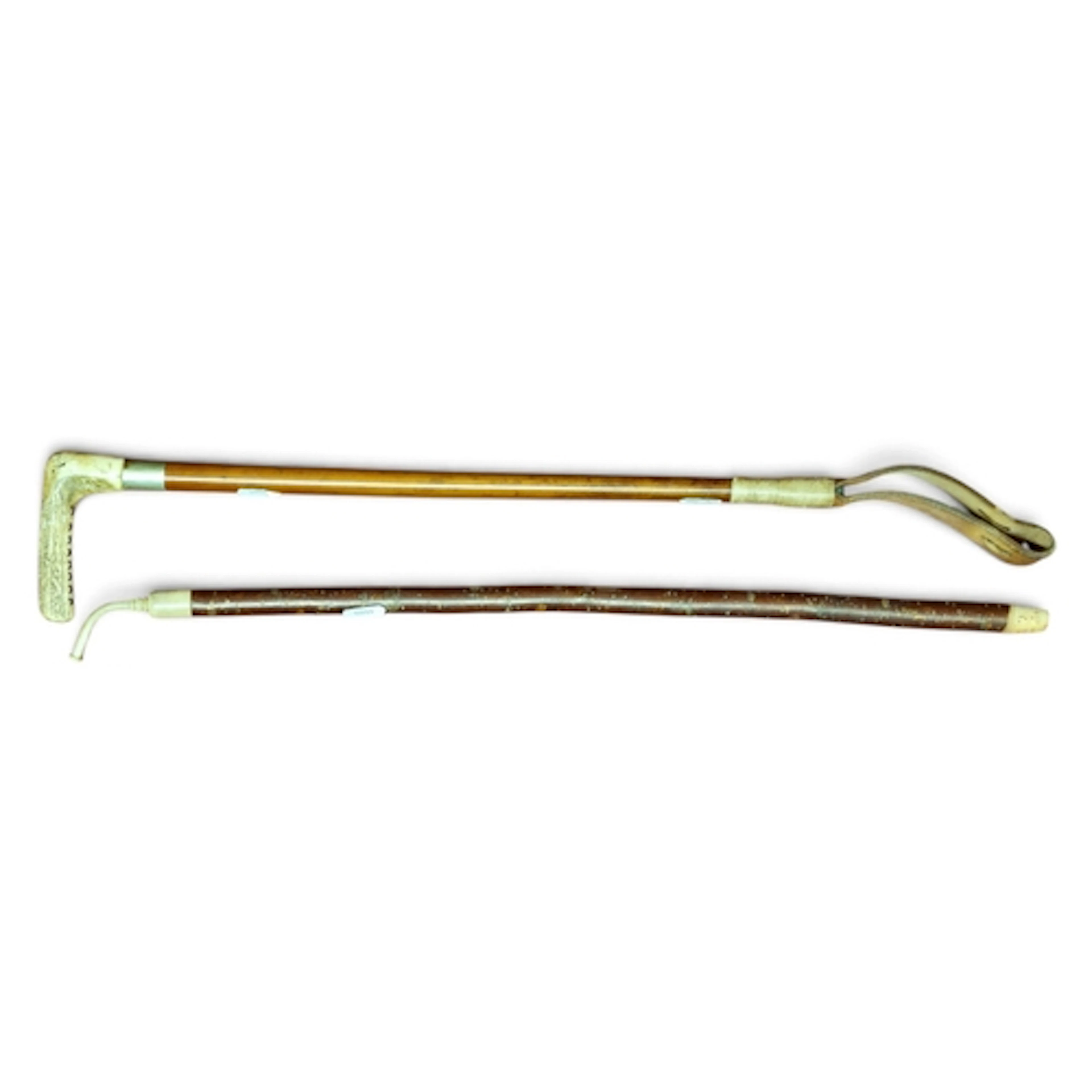 A good late 19th Century Hunting Crop with antler handle, ta...