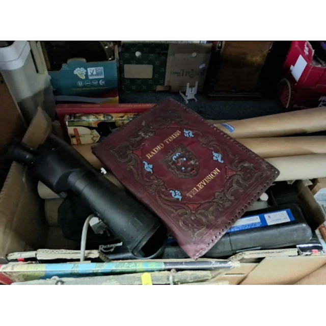 THREE BOXES AND LOOSE OF BOOKS AND OTHER HOUSEHOLD ITEMS to ...