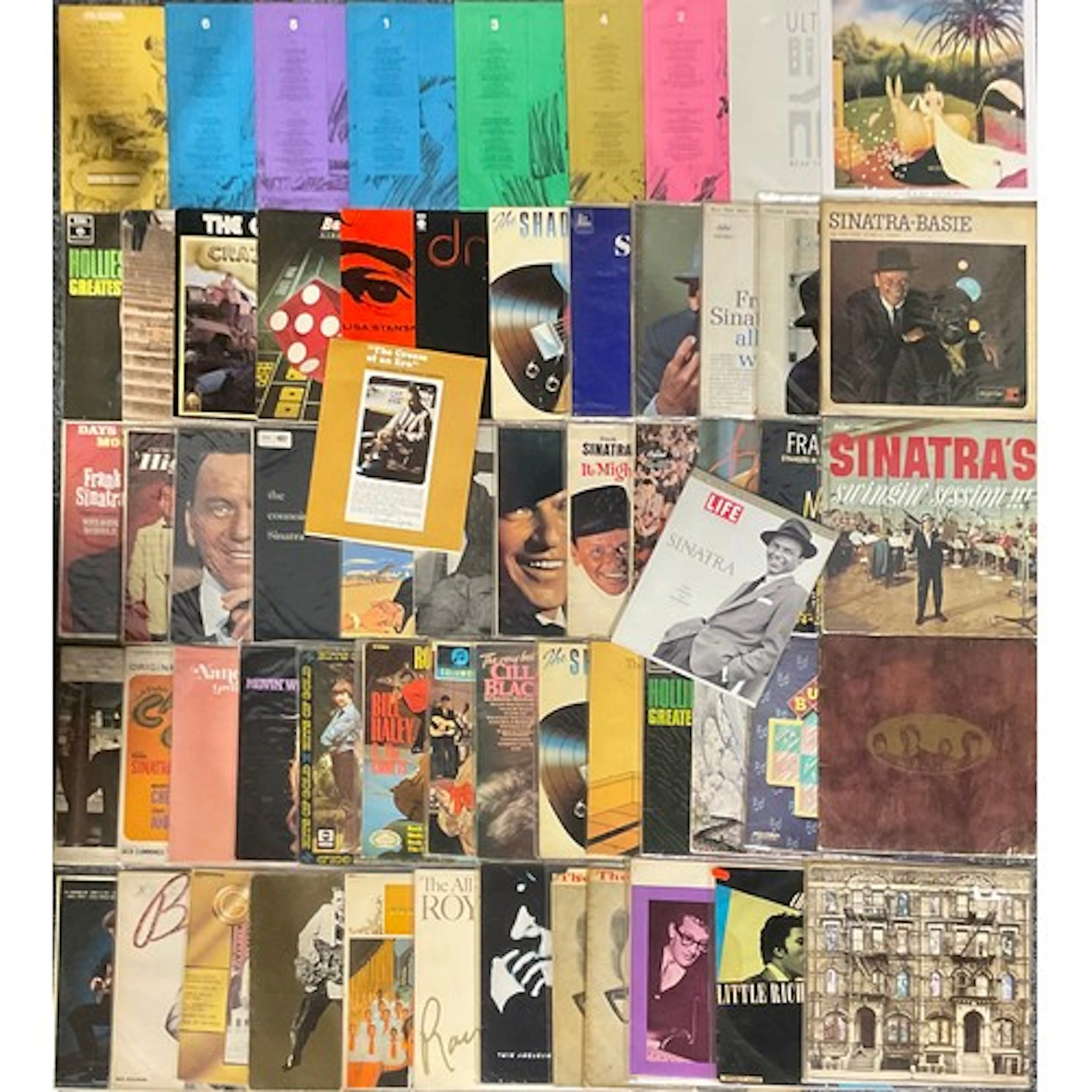 Vinyl Records LPs - Led Zeppelin, II and physical graffiti (...