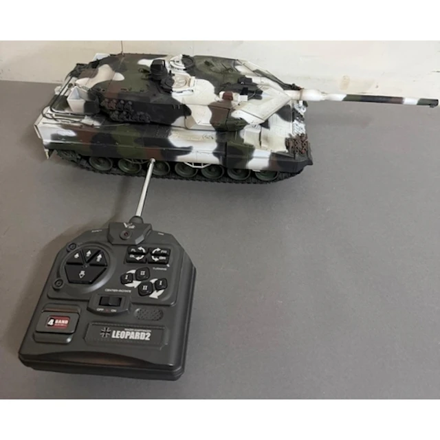 A radio control Leopard 2 tank.