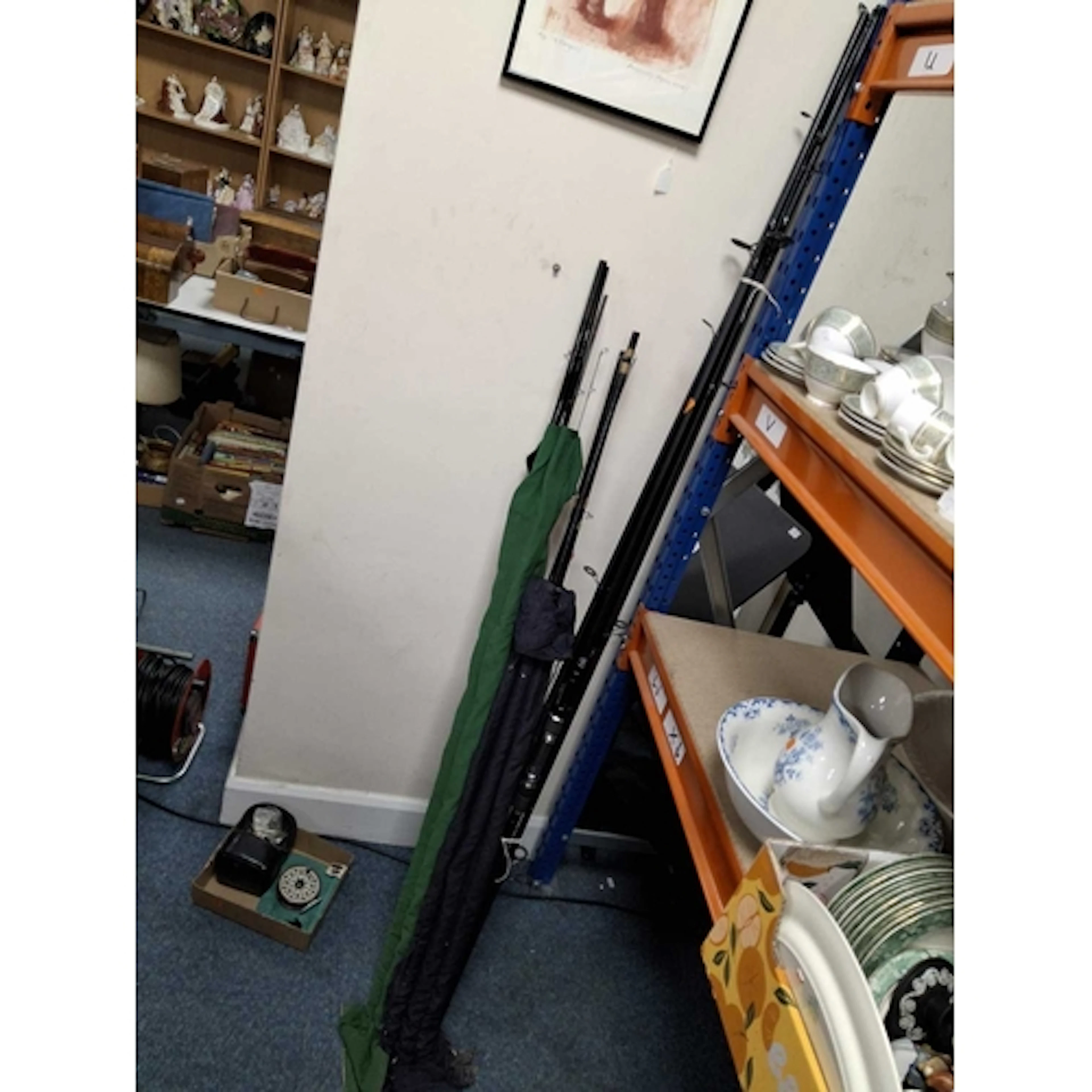 ONE BOX AND LOOSE OF FISHING RELATED ITEMS to include three ...