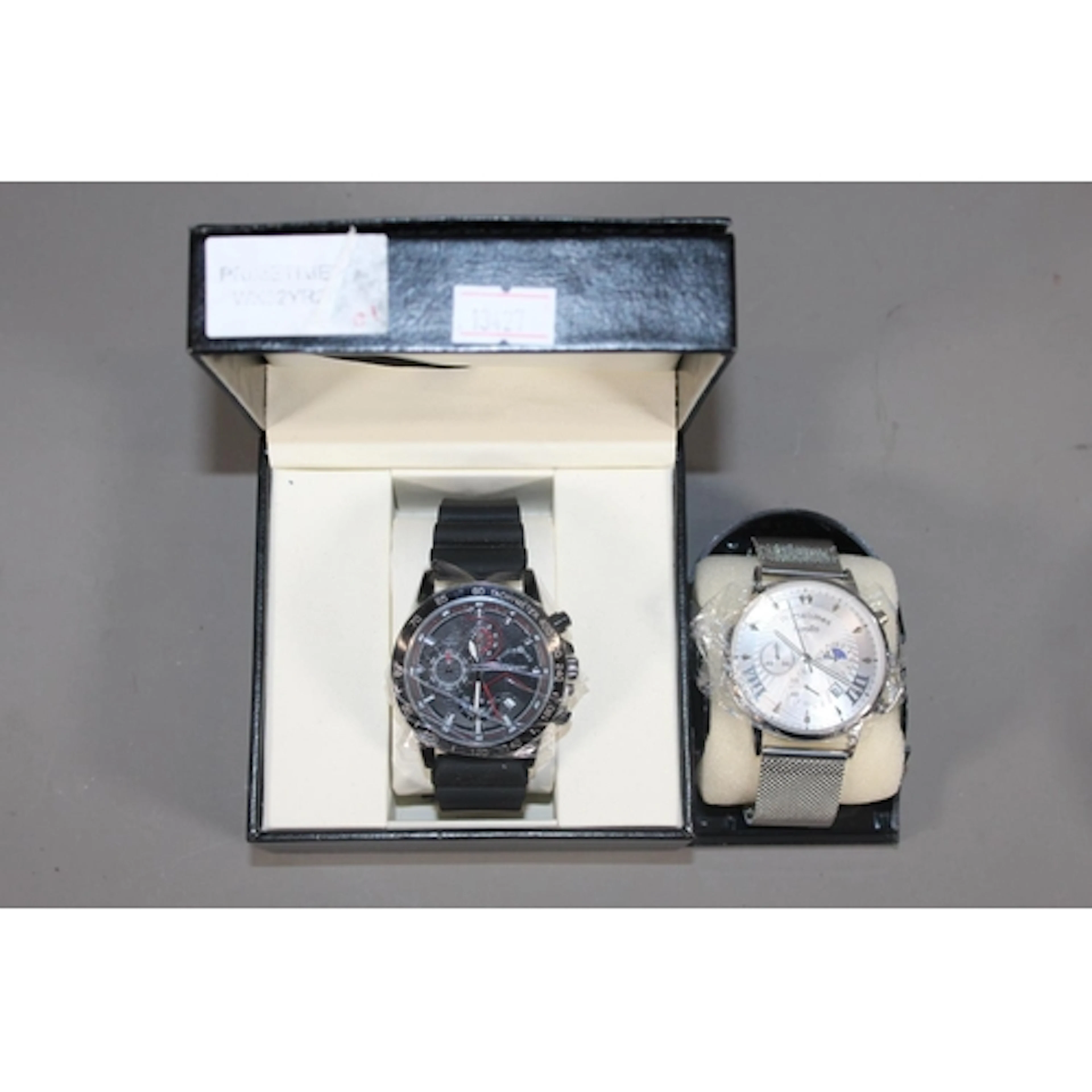 A gents boxed Primetimes Olympian fashion wristwatch on rubb...