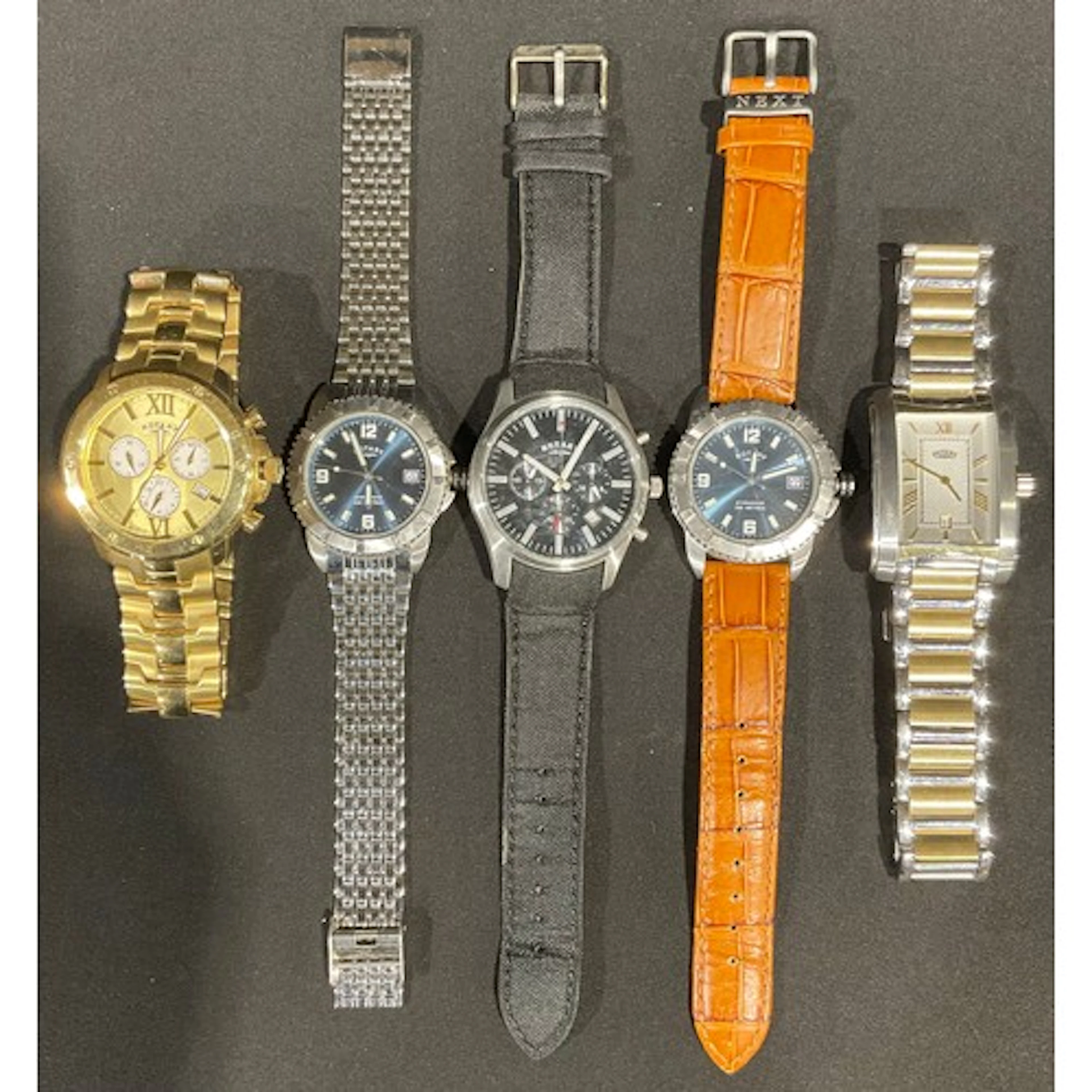 Watches - Rotary GB02583/21 Classic Two tone Tank style men'...