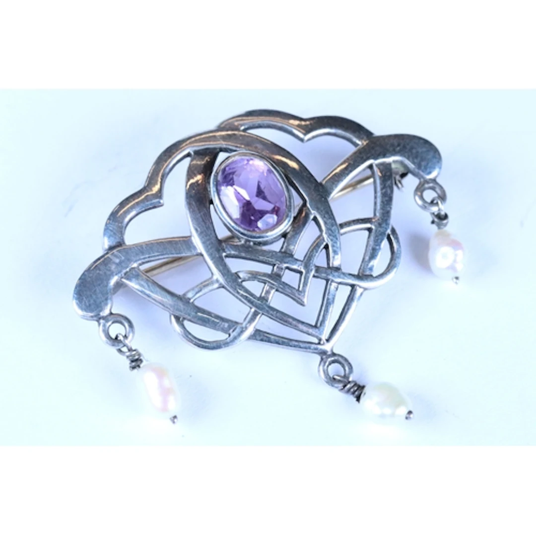 A contemporary Kit Heath art nouveau style 925 sterling silv...