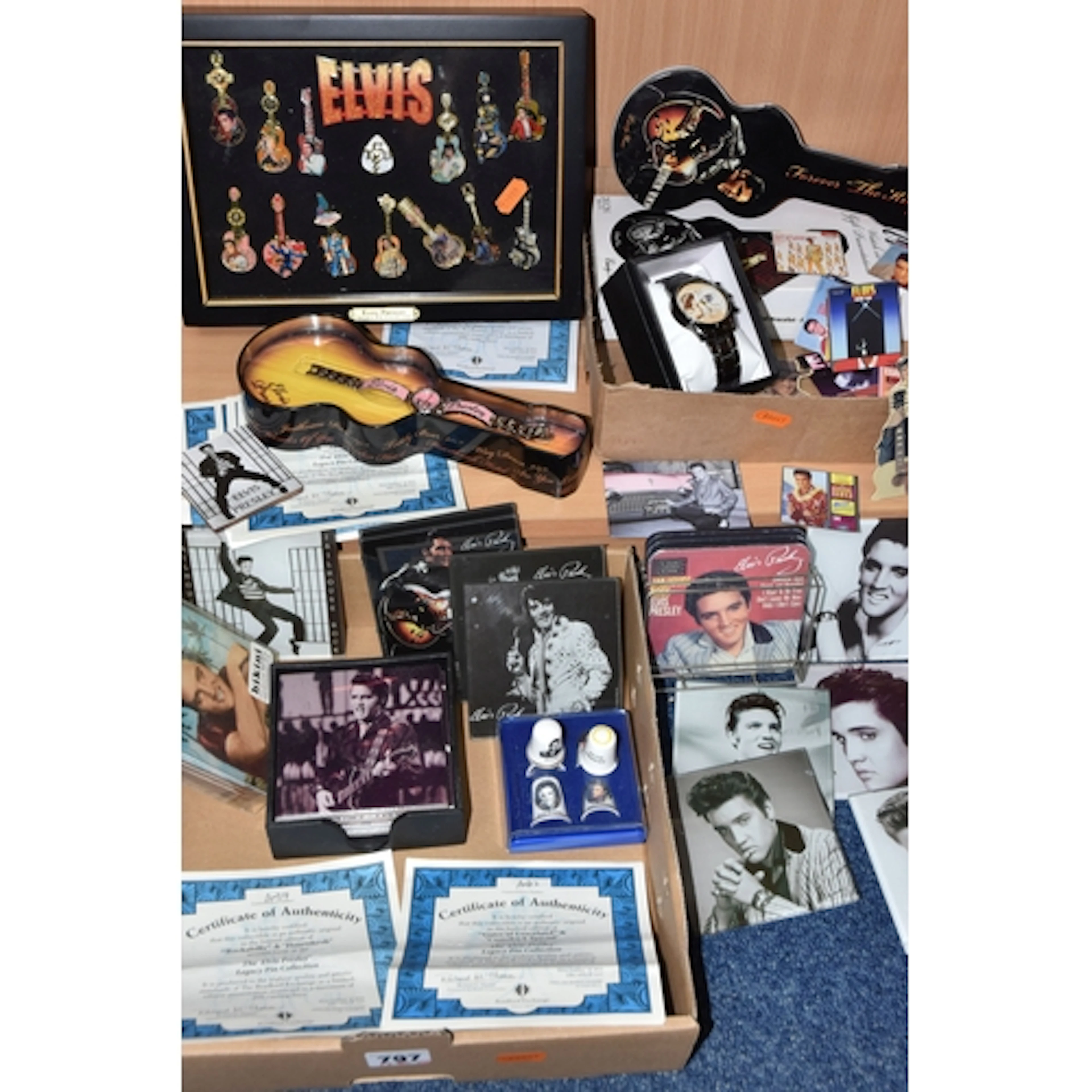 A GROUP OF ELVIS PRESLEY MEMORABILLIA, to include, The Elvis...
