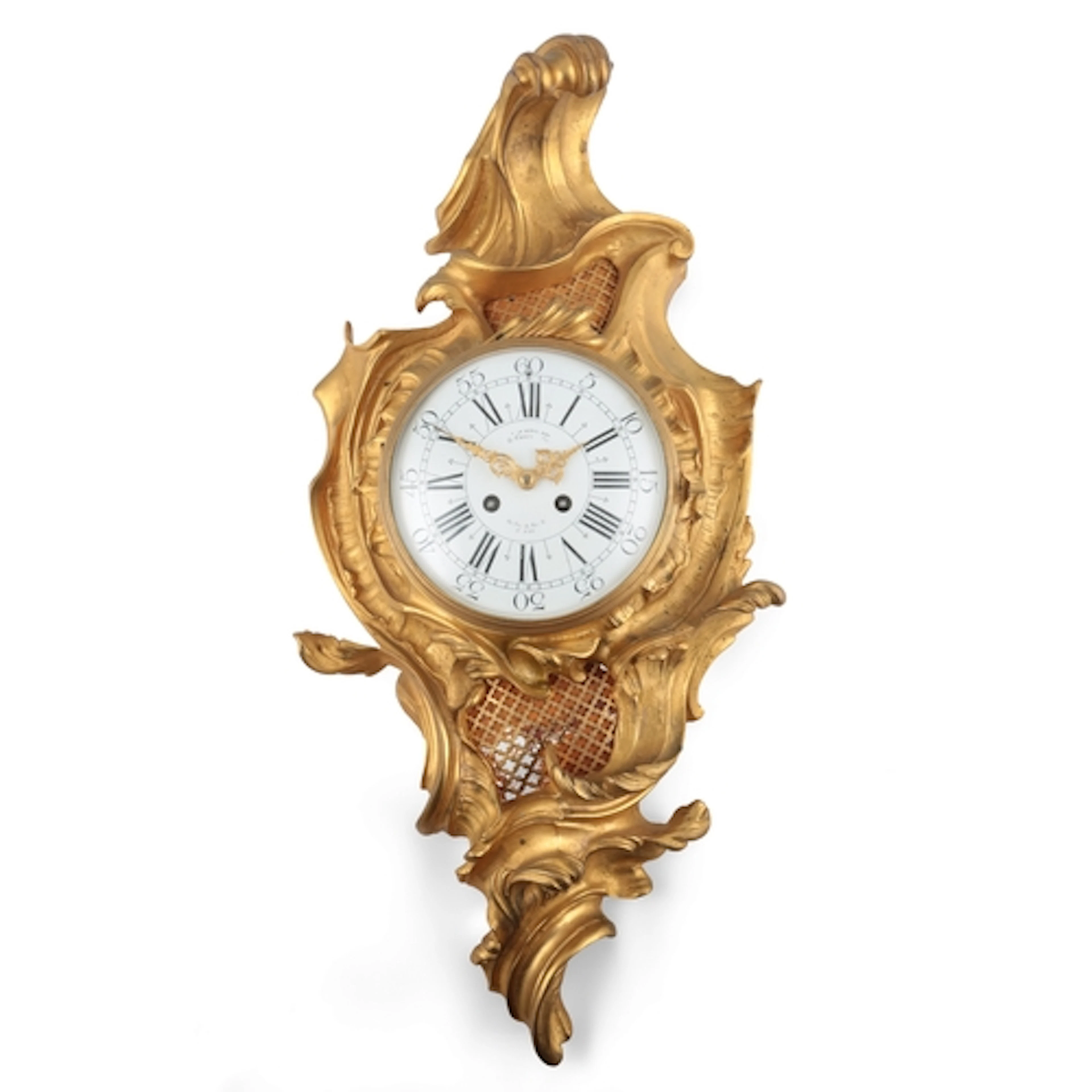 An impressive Louis XV revival ormolu Cartel clock, by Henri...
