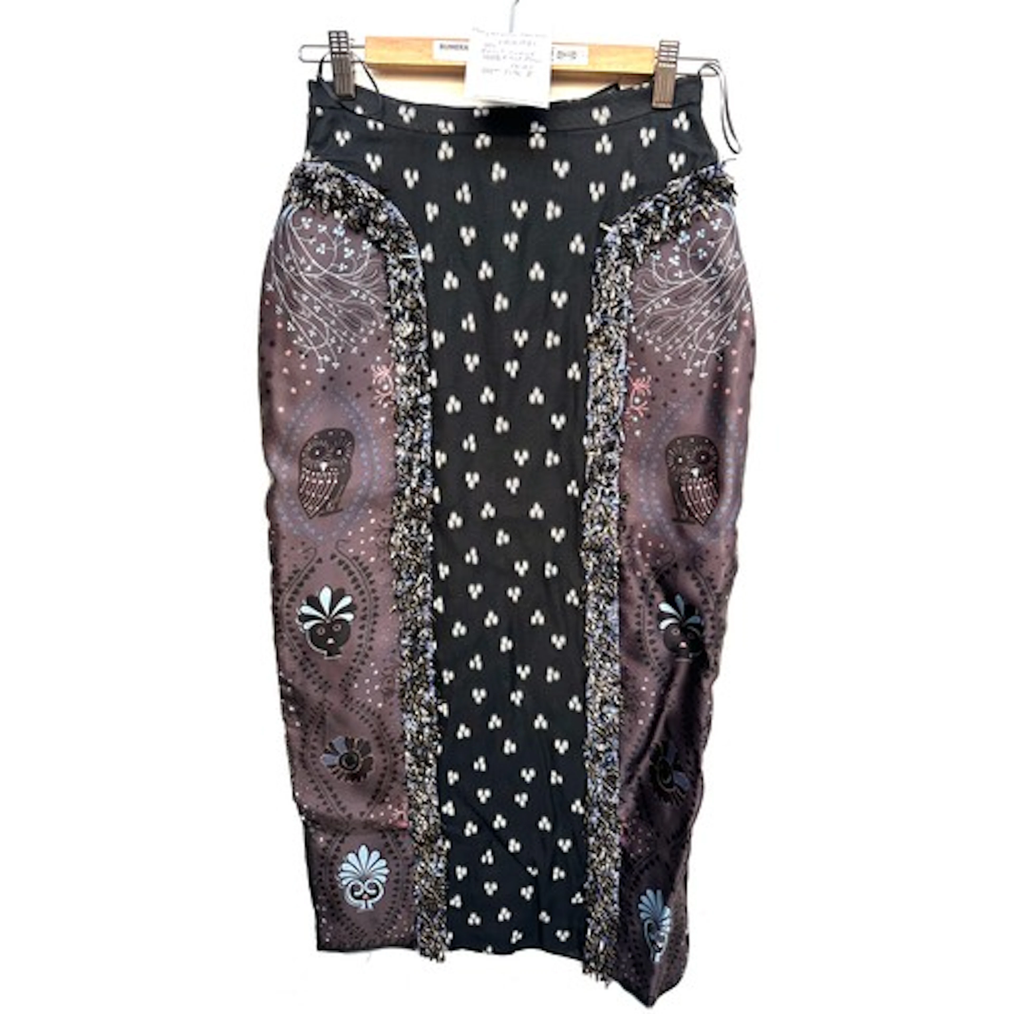 An Andrew Majtenyi, NWT, print curve front pencil skirt, siz...