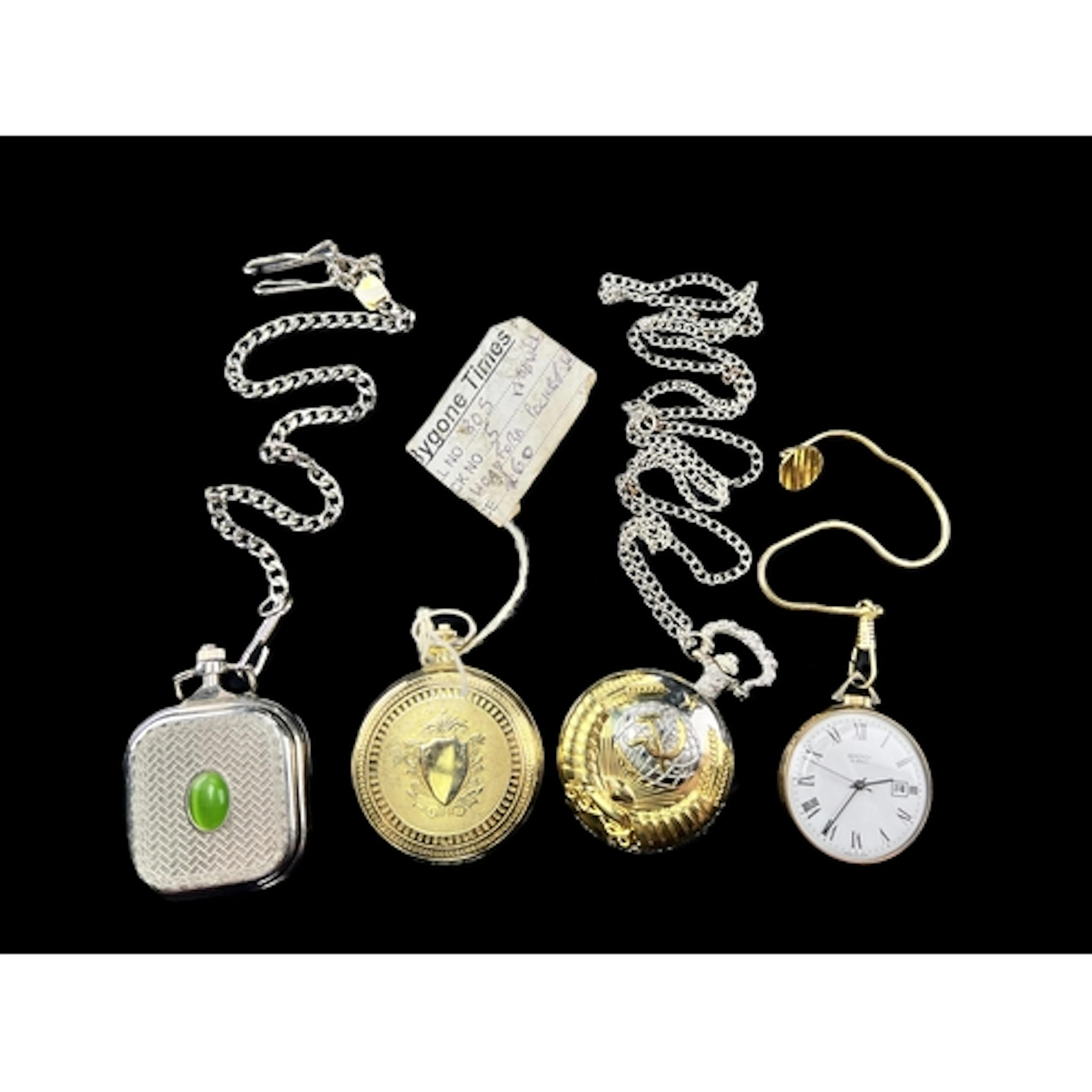 Four modern gent's pocket watches including Geneva, Seconda,...
