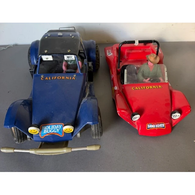 A Tamiya Buggy radio controlled car with addional body a/f...
