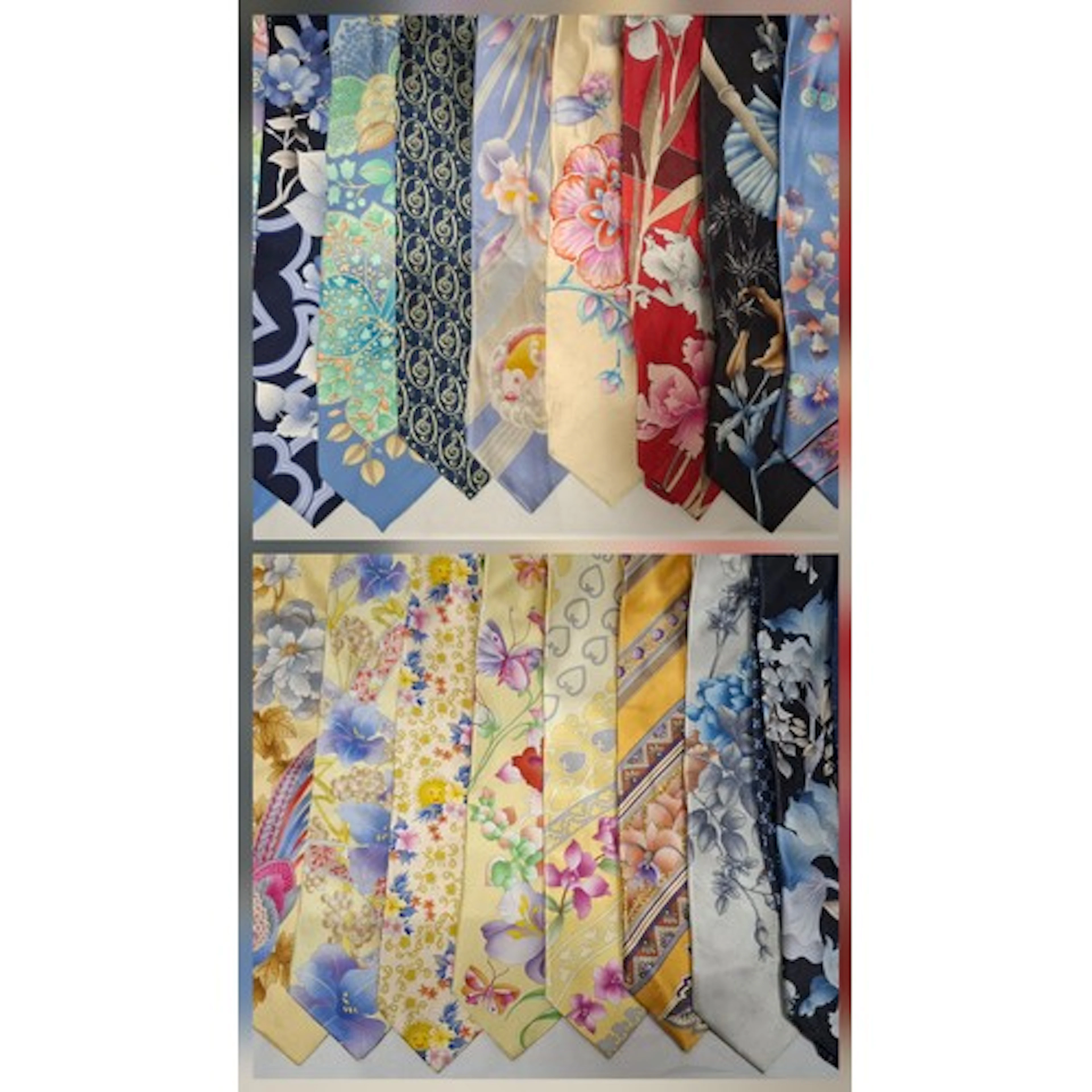 A quantity of gents silk ties, mainly Leonard, Paris example...