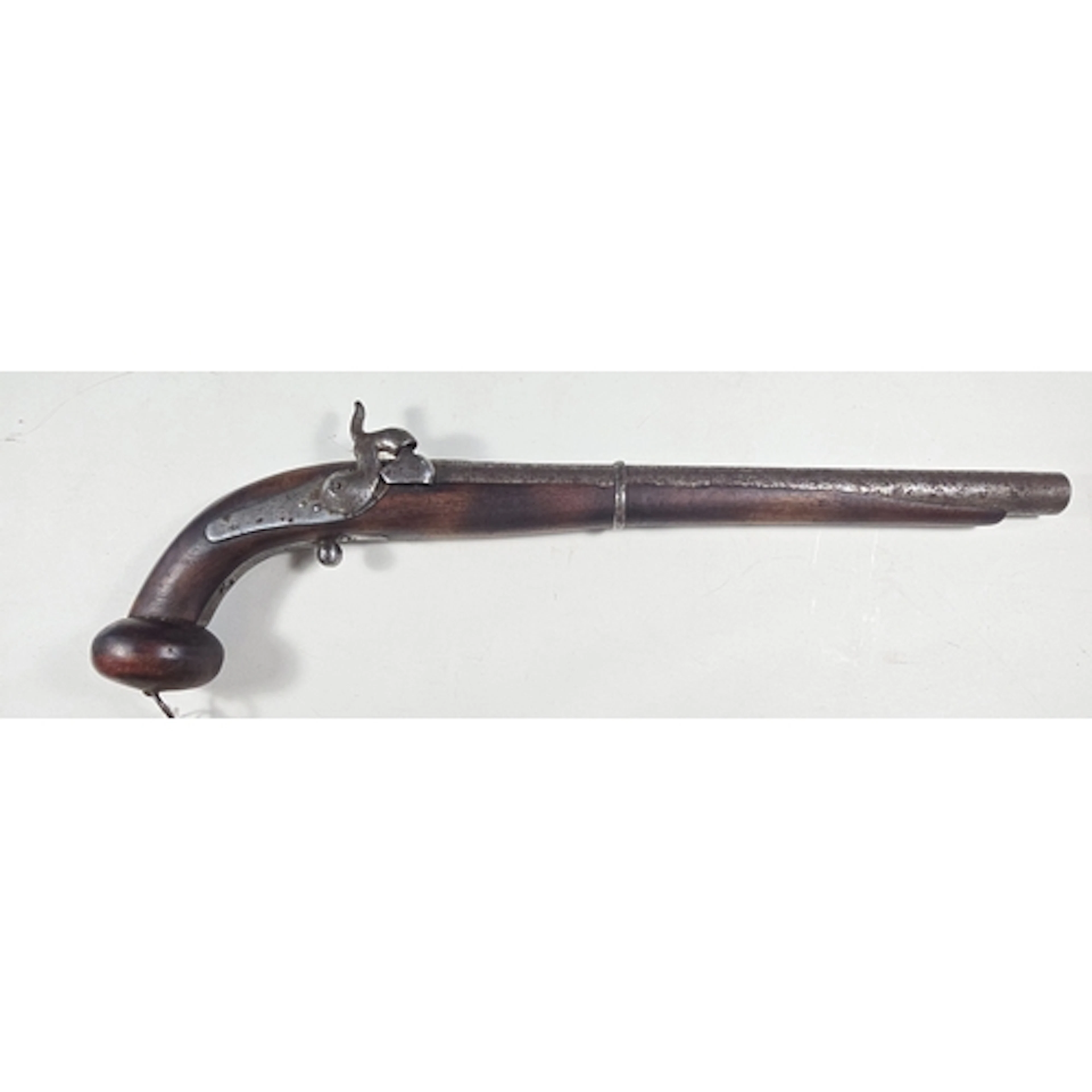 A 16mm Cossack military percussion holster pistol, unmarked ...