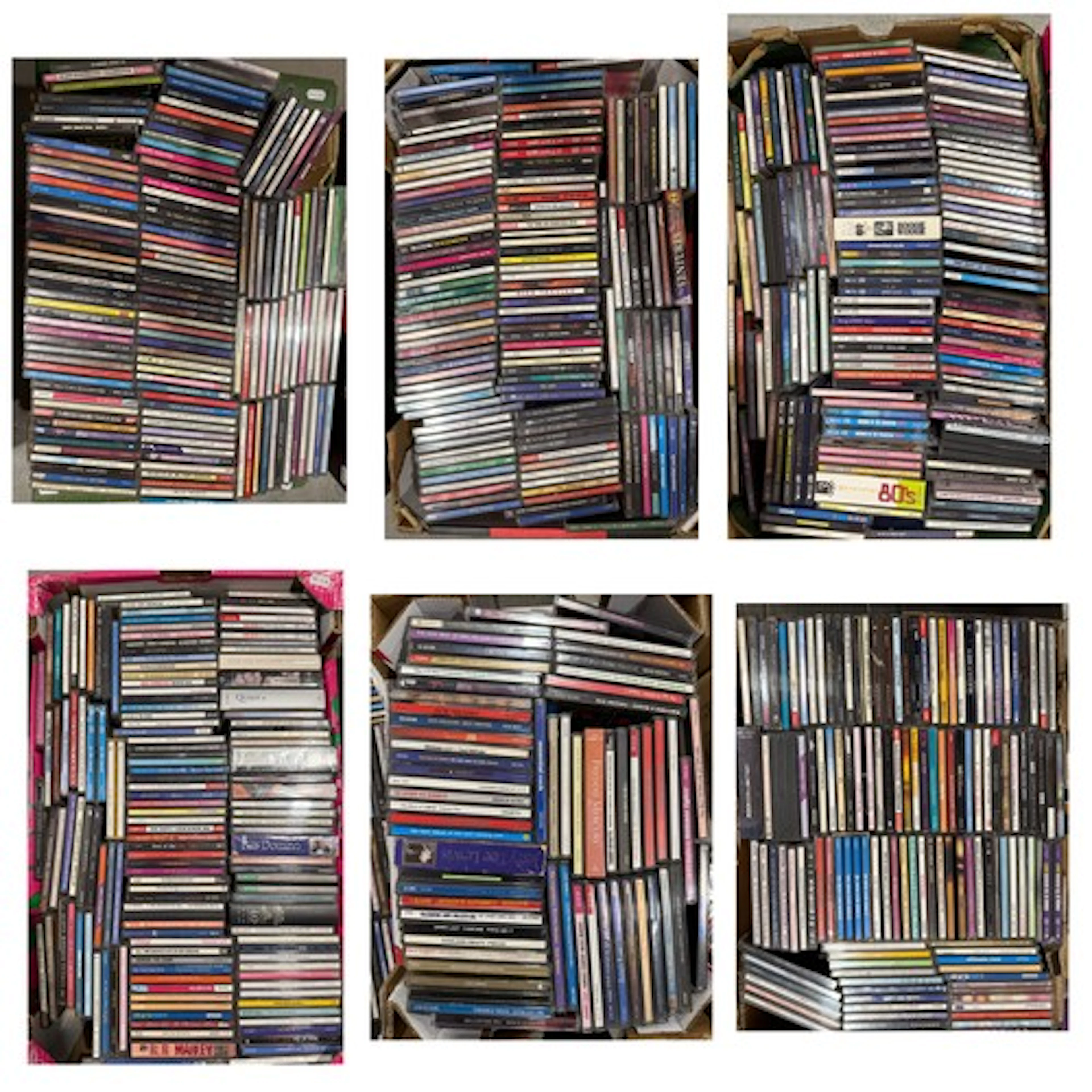 CDs - Over 550 to include The Beatles, John Lennon, Queen, B...