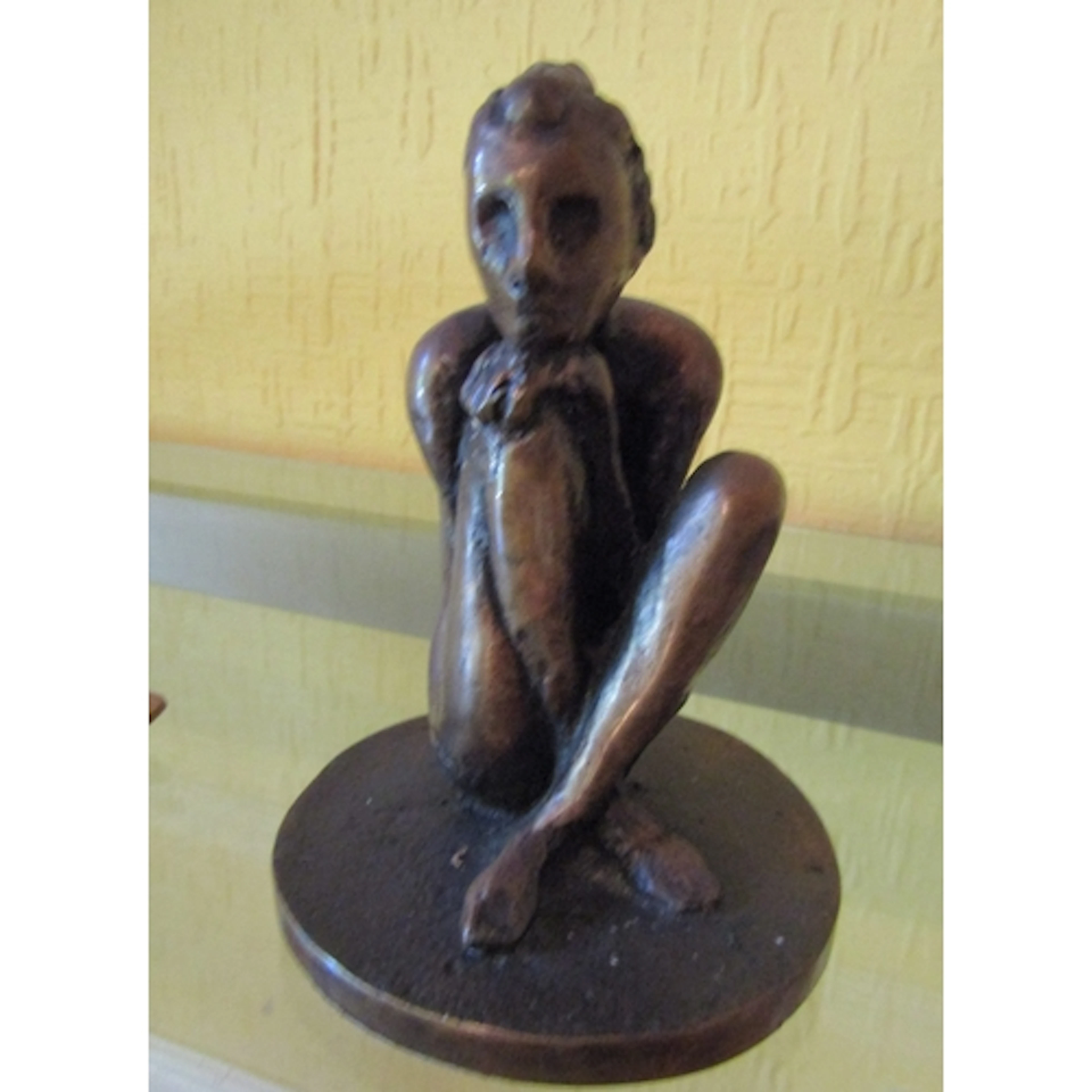 Rowan Gillespie (B. 1953) Seated Figure Original Bronze Appr...