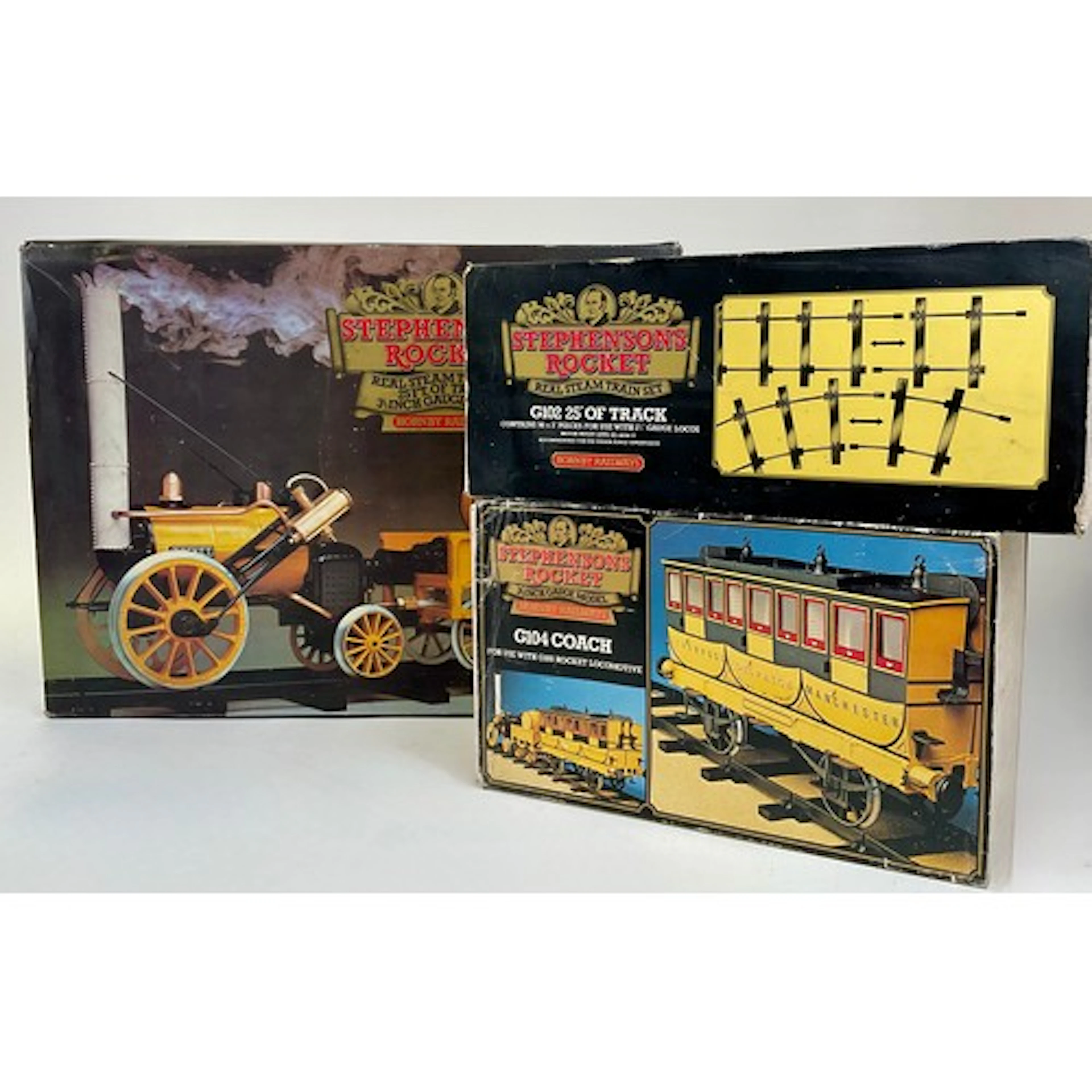Hornby Railways - Stephenson's Rocket Real Steam train set, ...