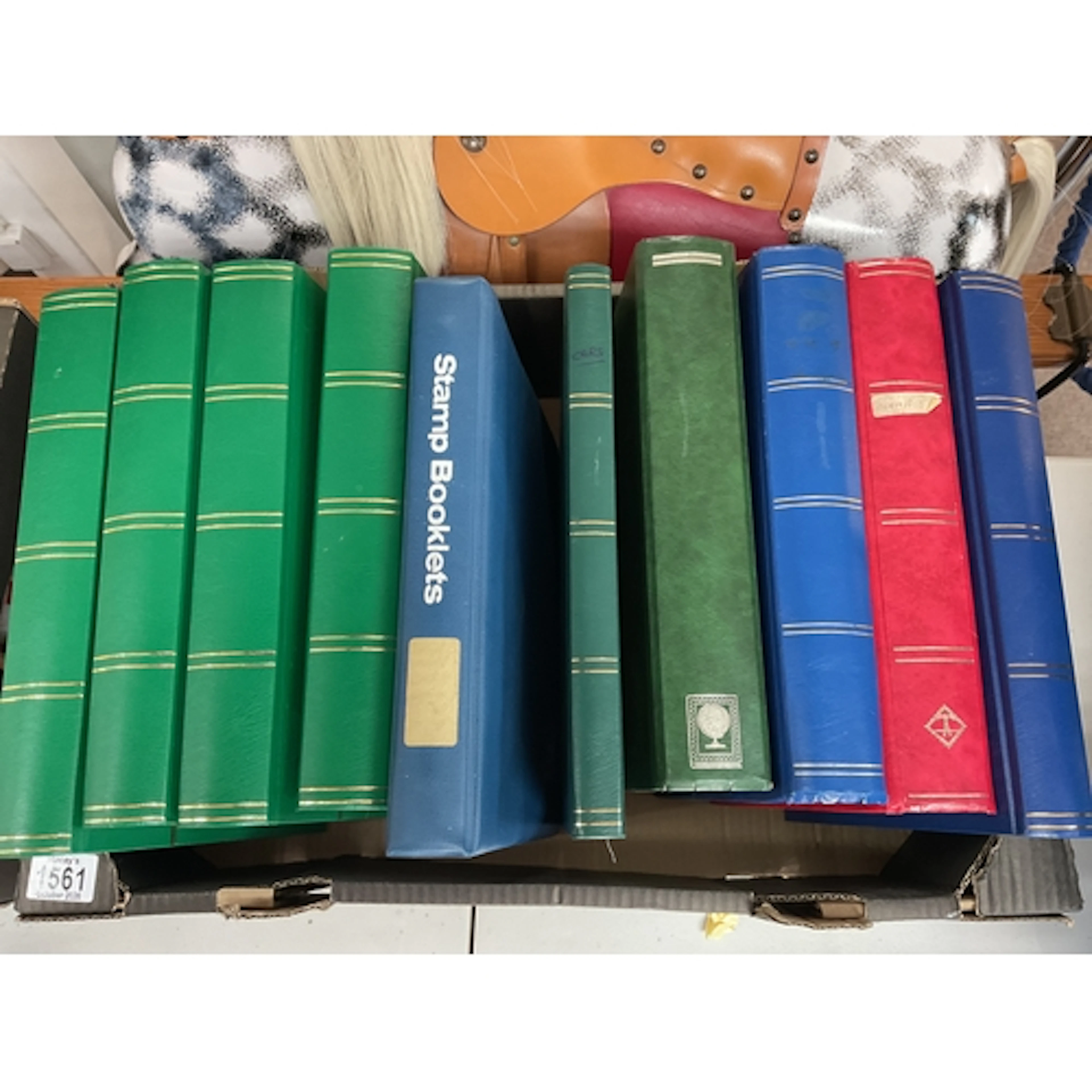 Ten albums of stamps mainly QEIIR up to end of reign, and ot...