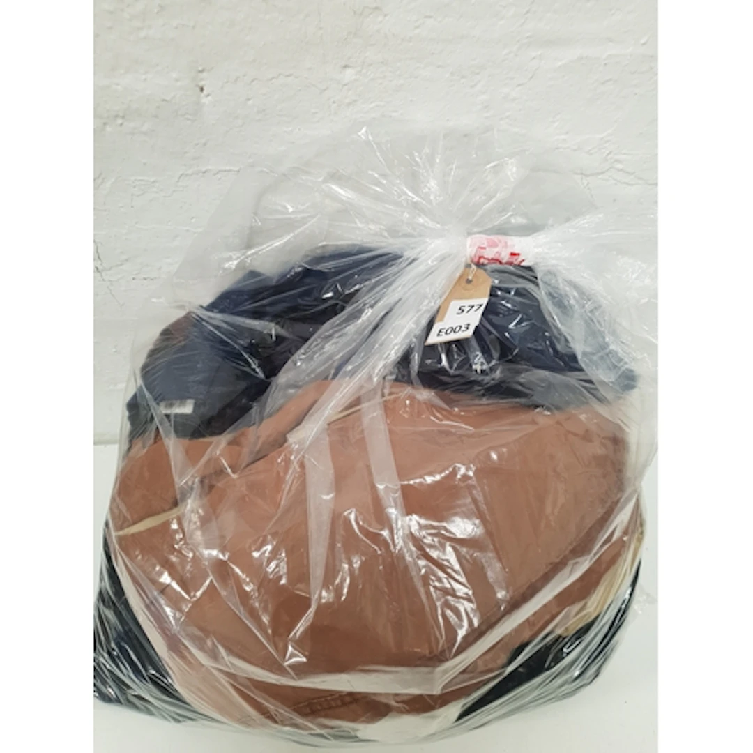 ONE BAG OF SUIT JACKETS & SUIT TROUSERS