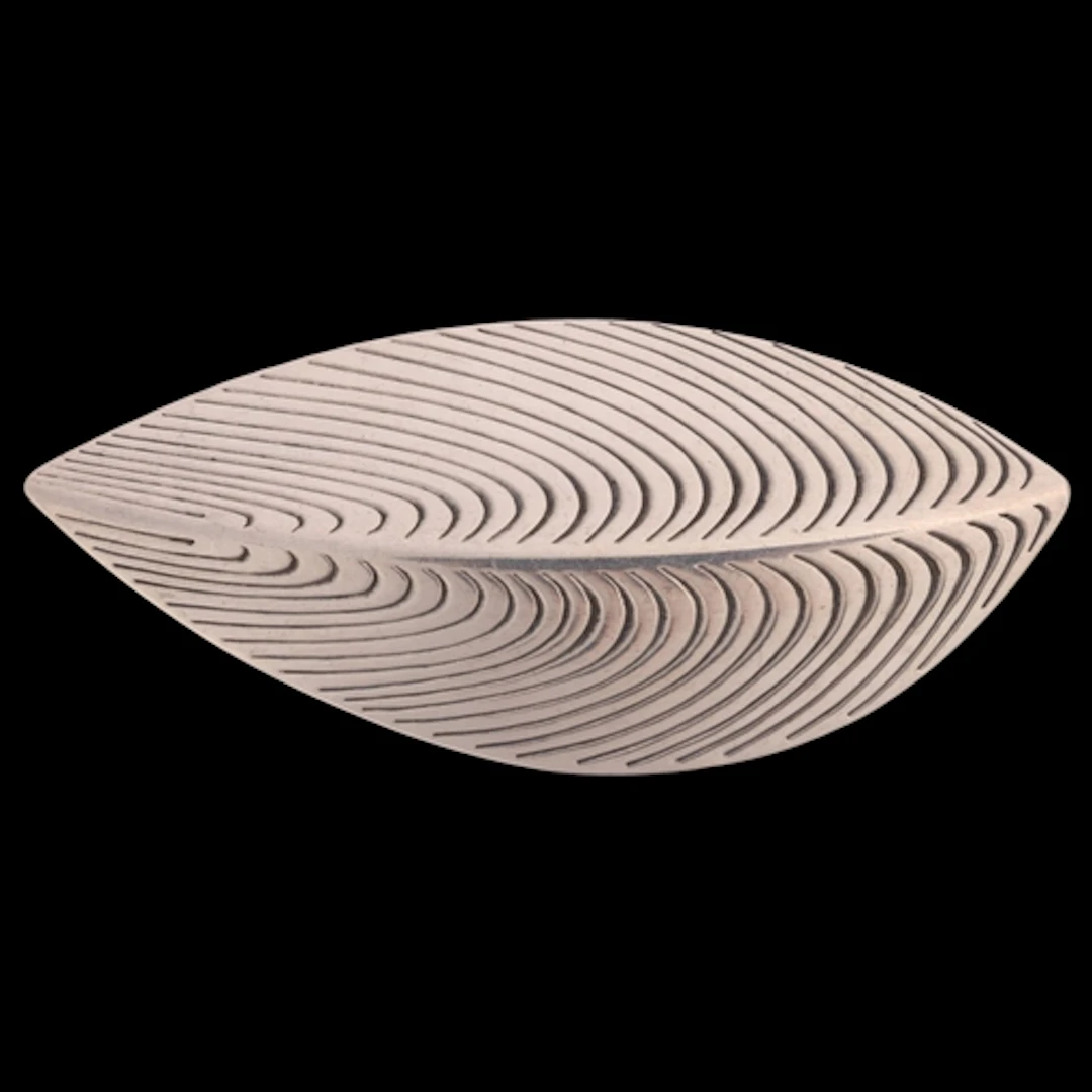 ANTON MICHELSEN - a large heavy Danish modernist sterling si...