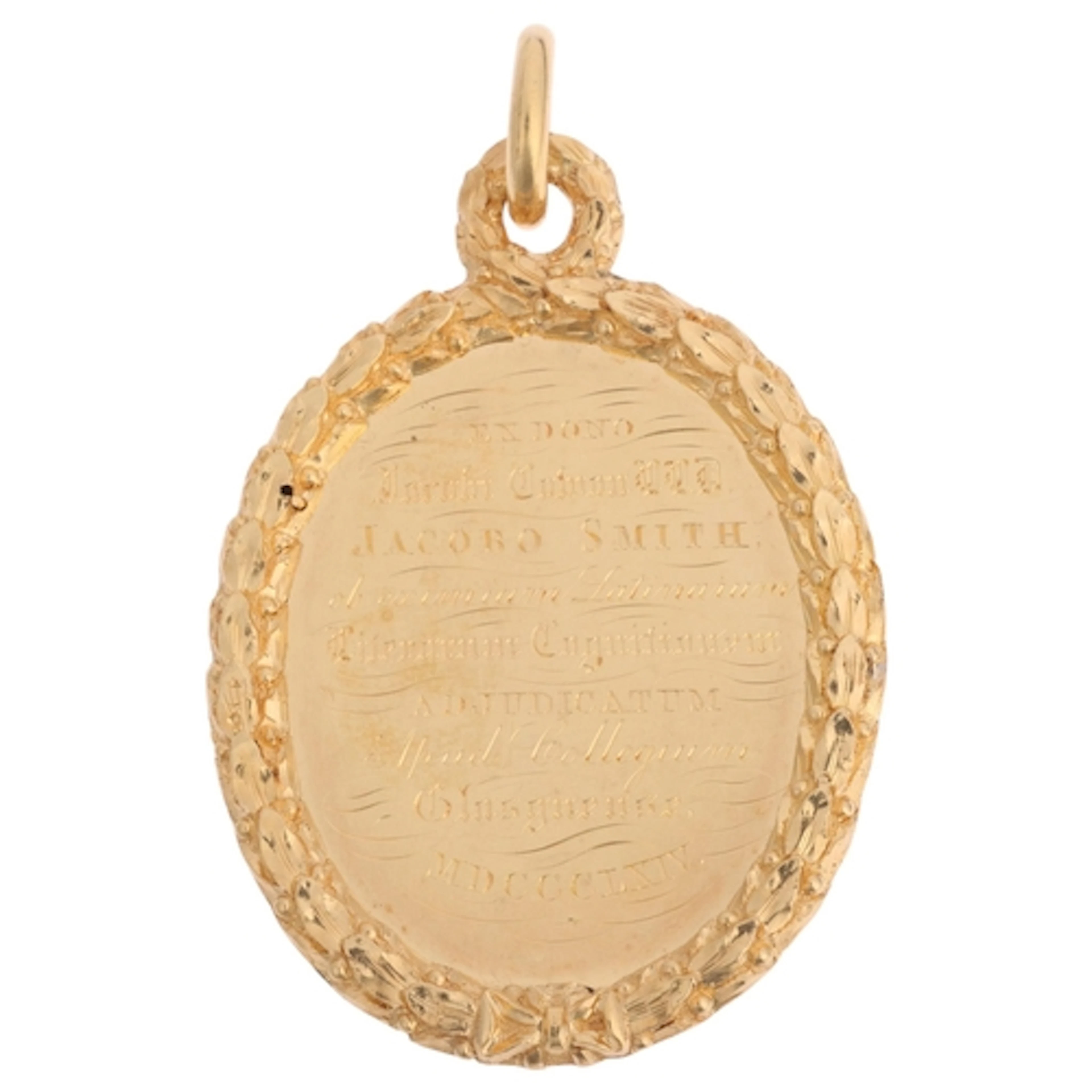 An Antique Victorian Scottish 18ct gold academic presentatio...
