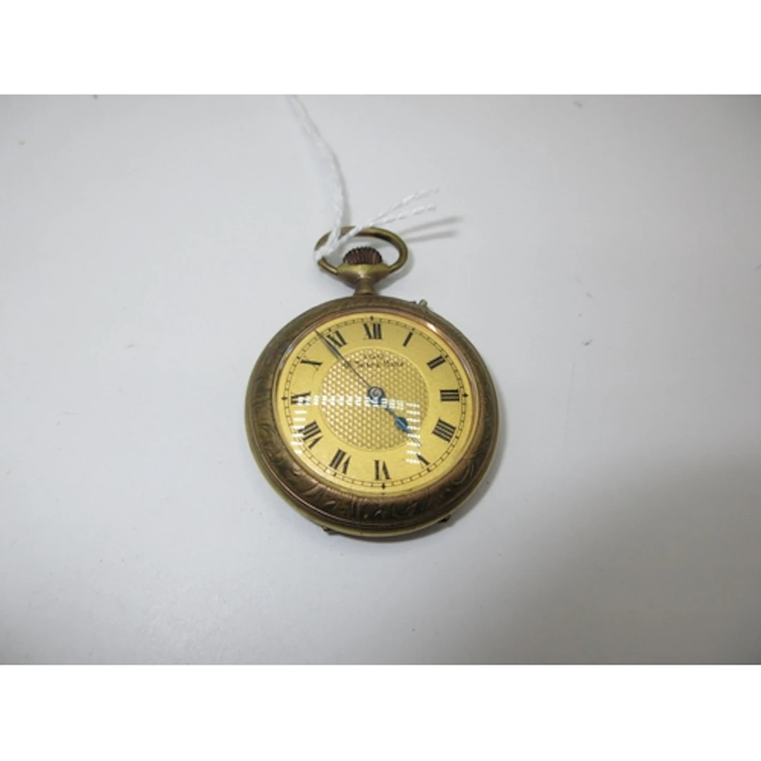 Ladies Gold Plated Fob Watch by I G O