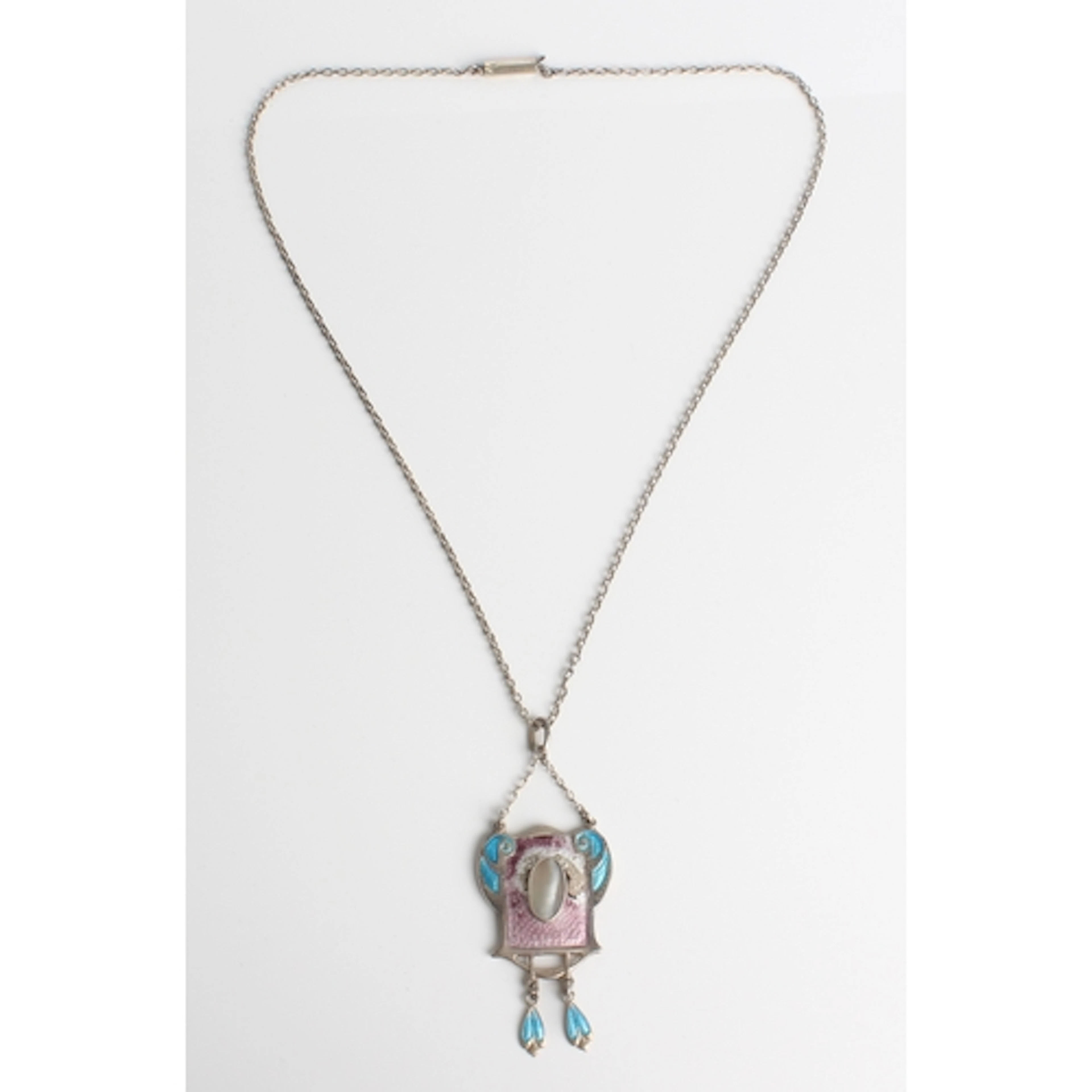 James Fenton: an Arts & Crafts silver, enamel and mother of ...