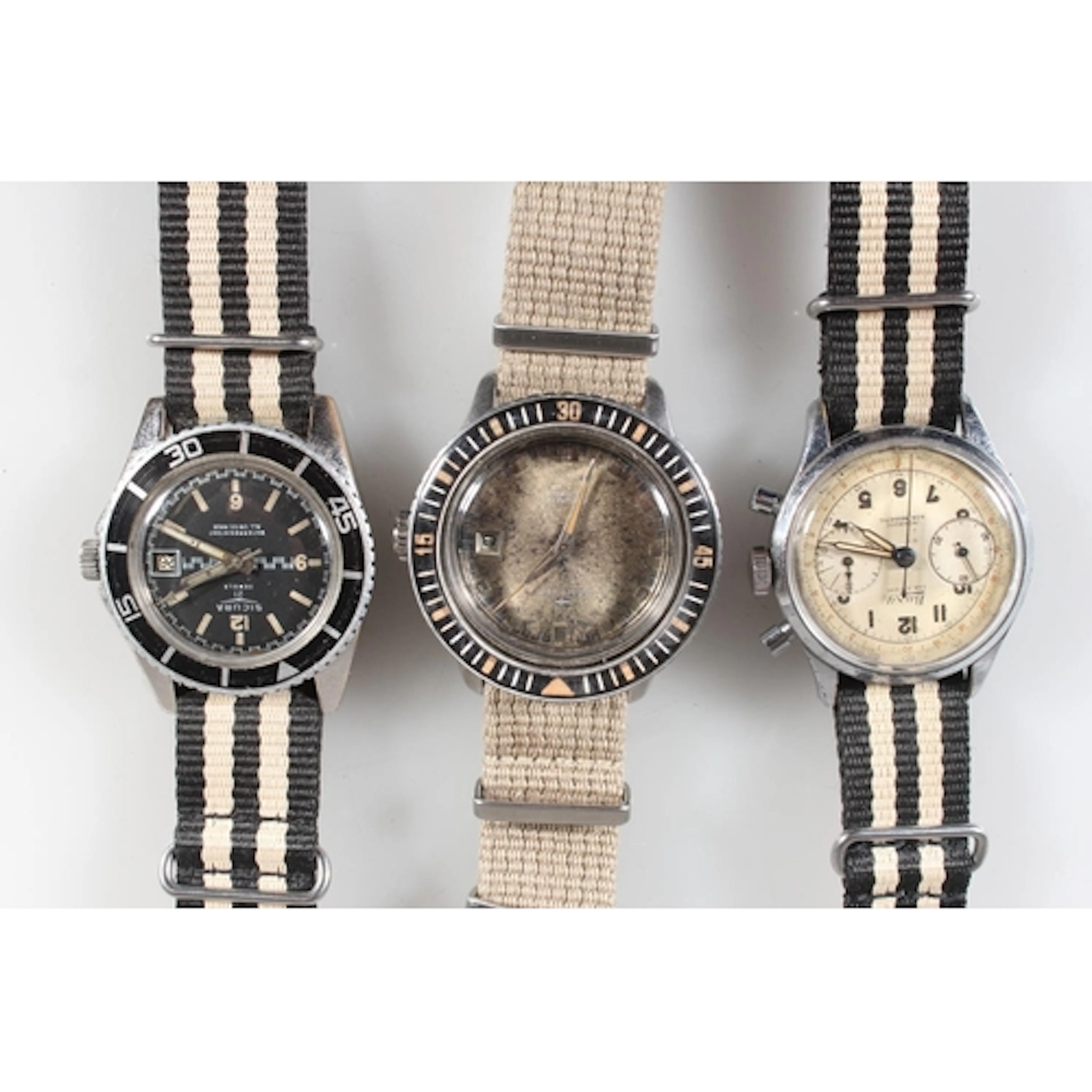 Sicura 21 jewels automatic divers style gents watch, with bl...