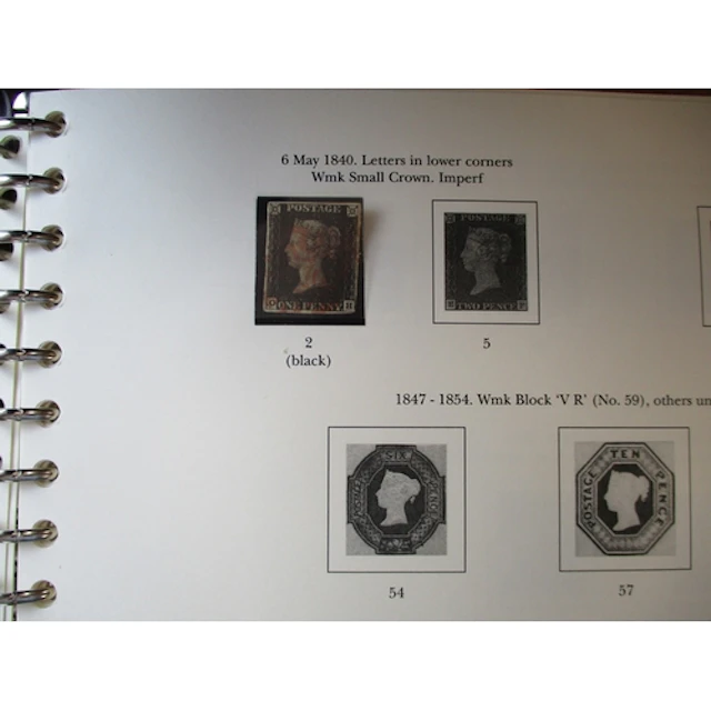 QV-QEII, M/U, coln in albums and stock books incl 1840 4 mar...