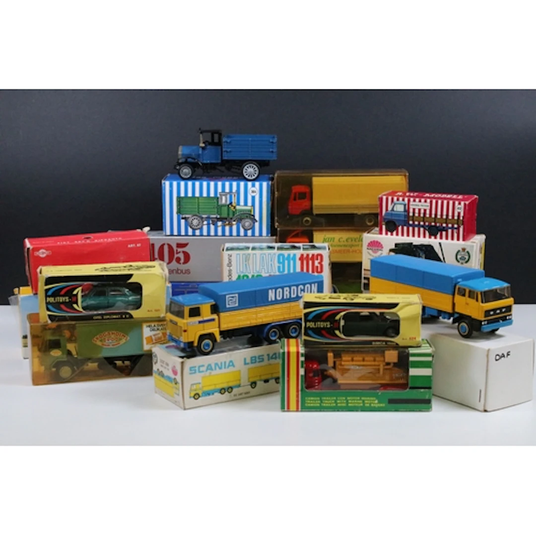 19 Boxed commercial diecast models to include Ziss-Model MAN...