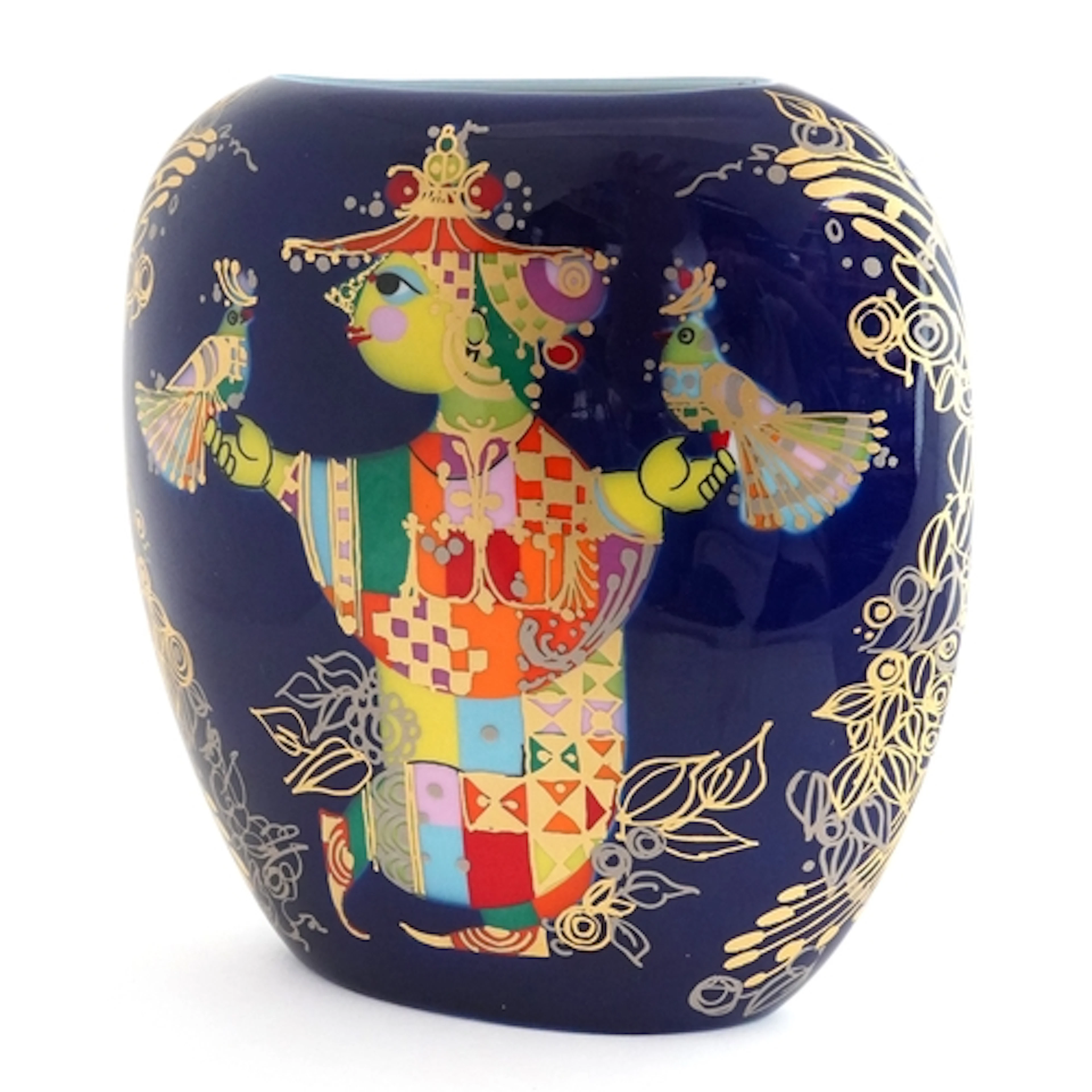 Bjørn Wiinblad for Rosenthal, Studio Linie porcelain vase ha...