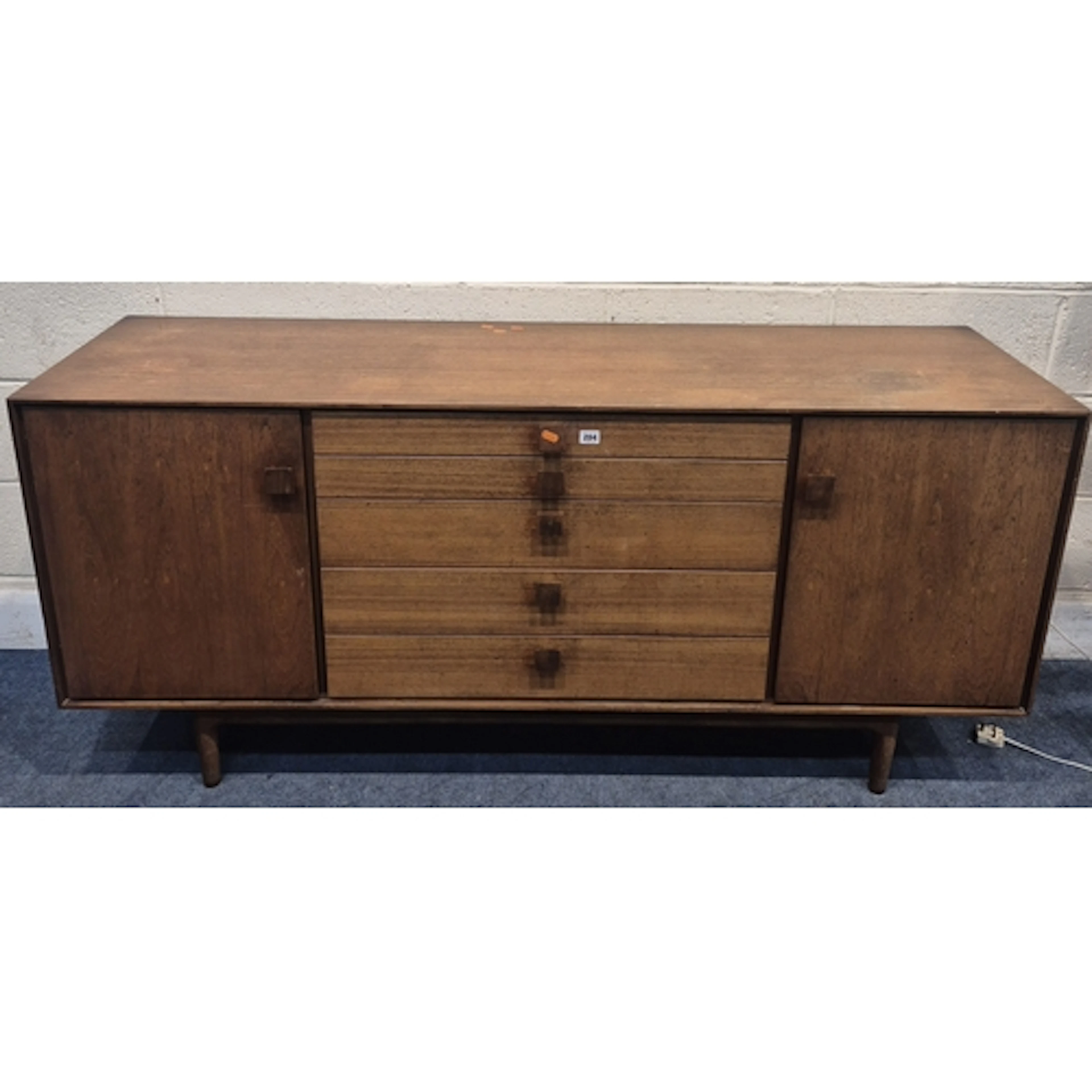 IB KOFOD LARSEN FOR G PLAN, A MID-CENTURY TEAK SIDEBOARD, fi...