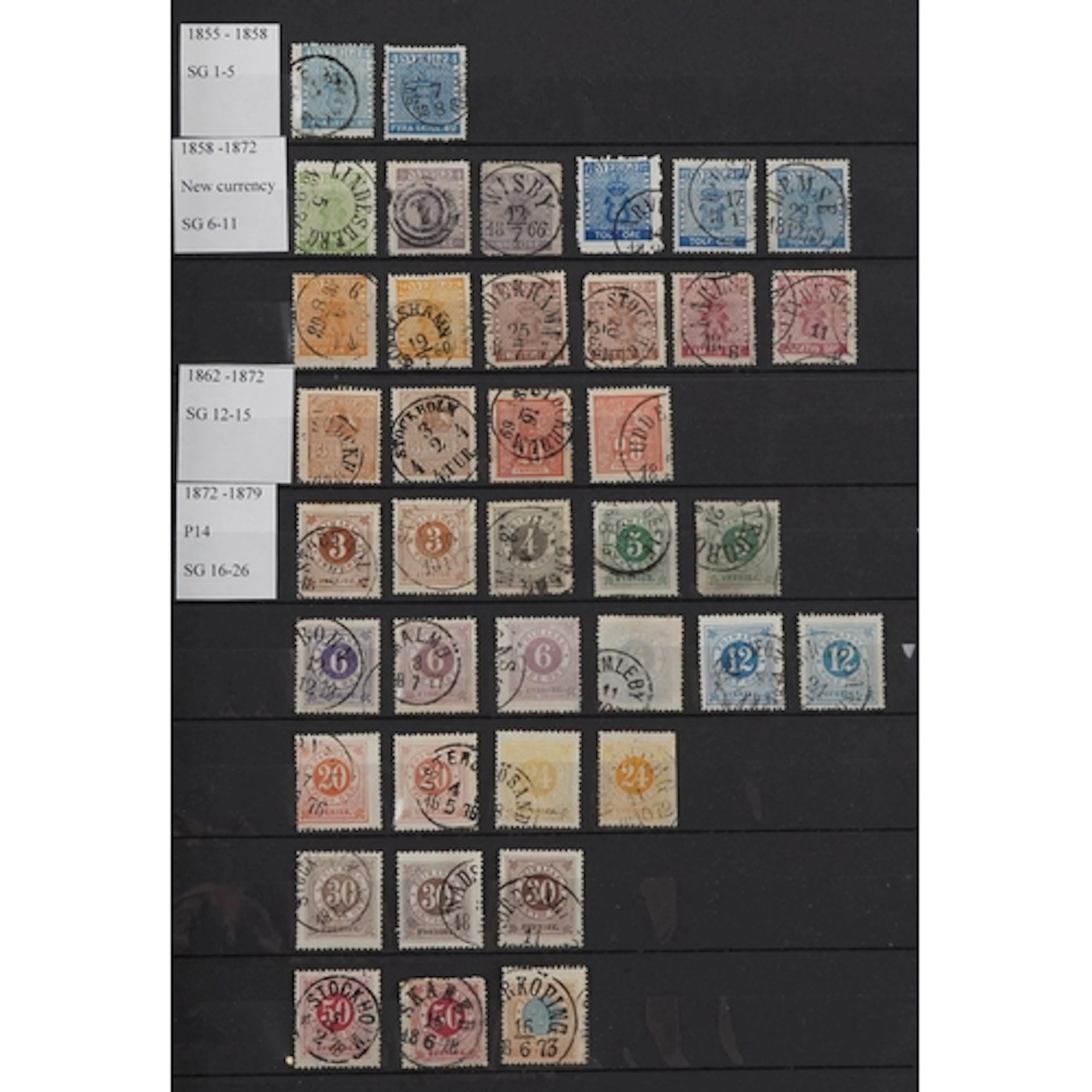 19th century and later Swedish and Australian stamps in mint...