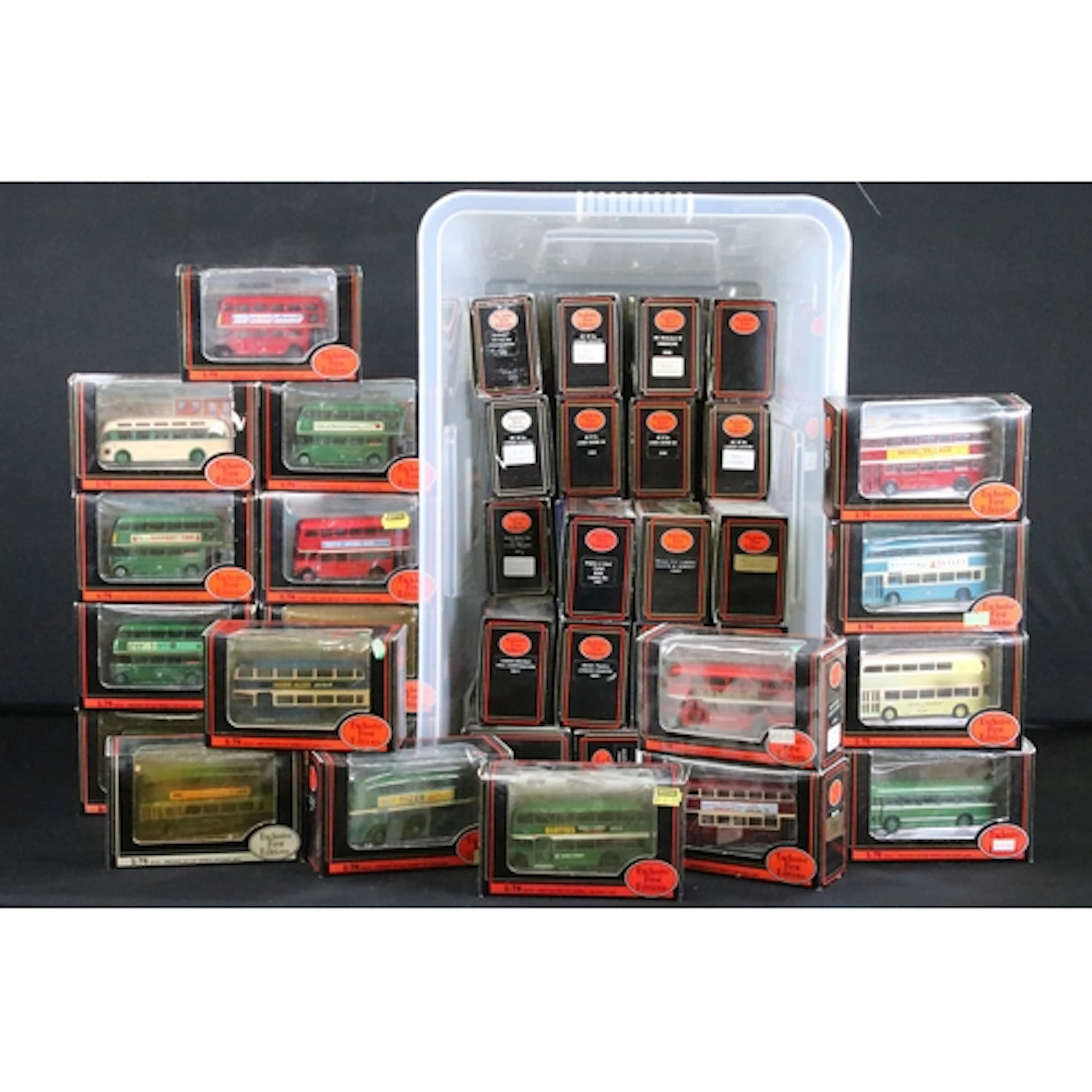 48 Boxed EFE Exclusive First Editions diecast model buses to...