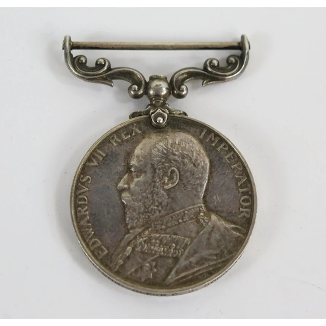 An Edward VII Army Meritorious Service Medal to Suptdng. Cle...