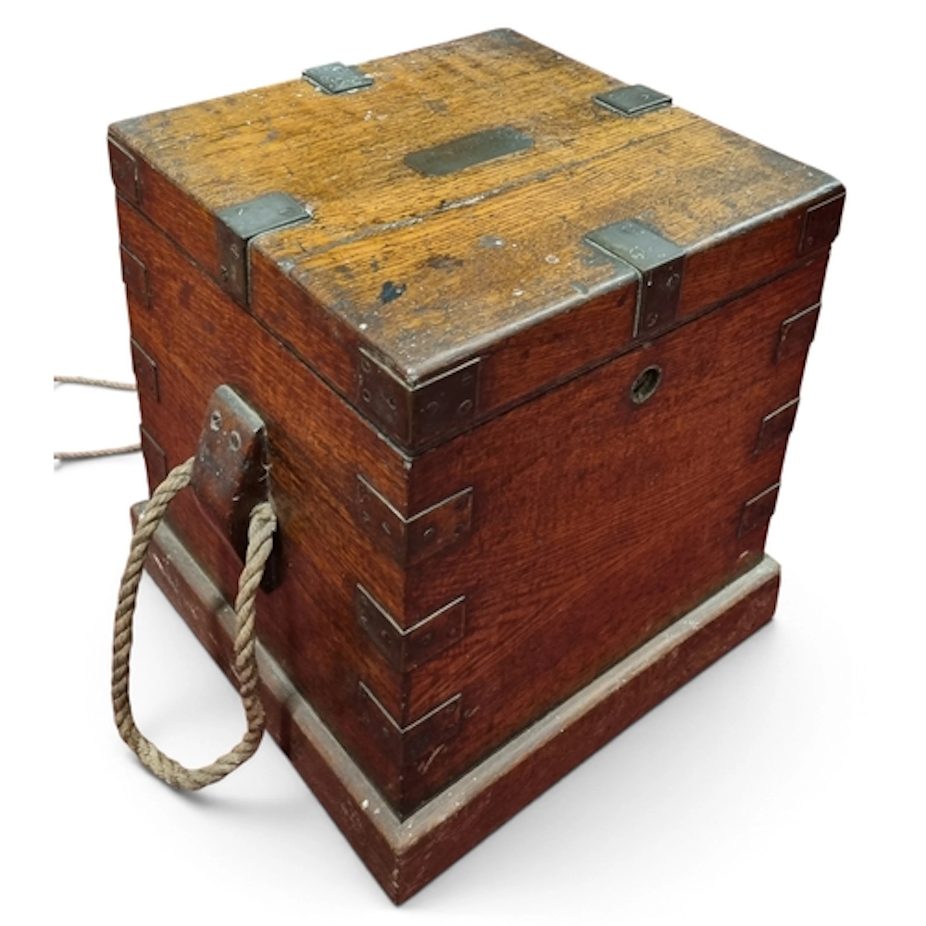 A 19th Century Military Brass bound Chest for Lieutenant TG ...
