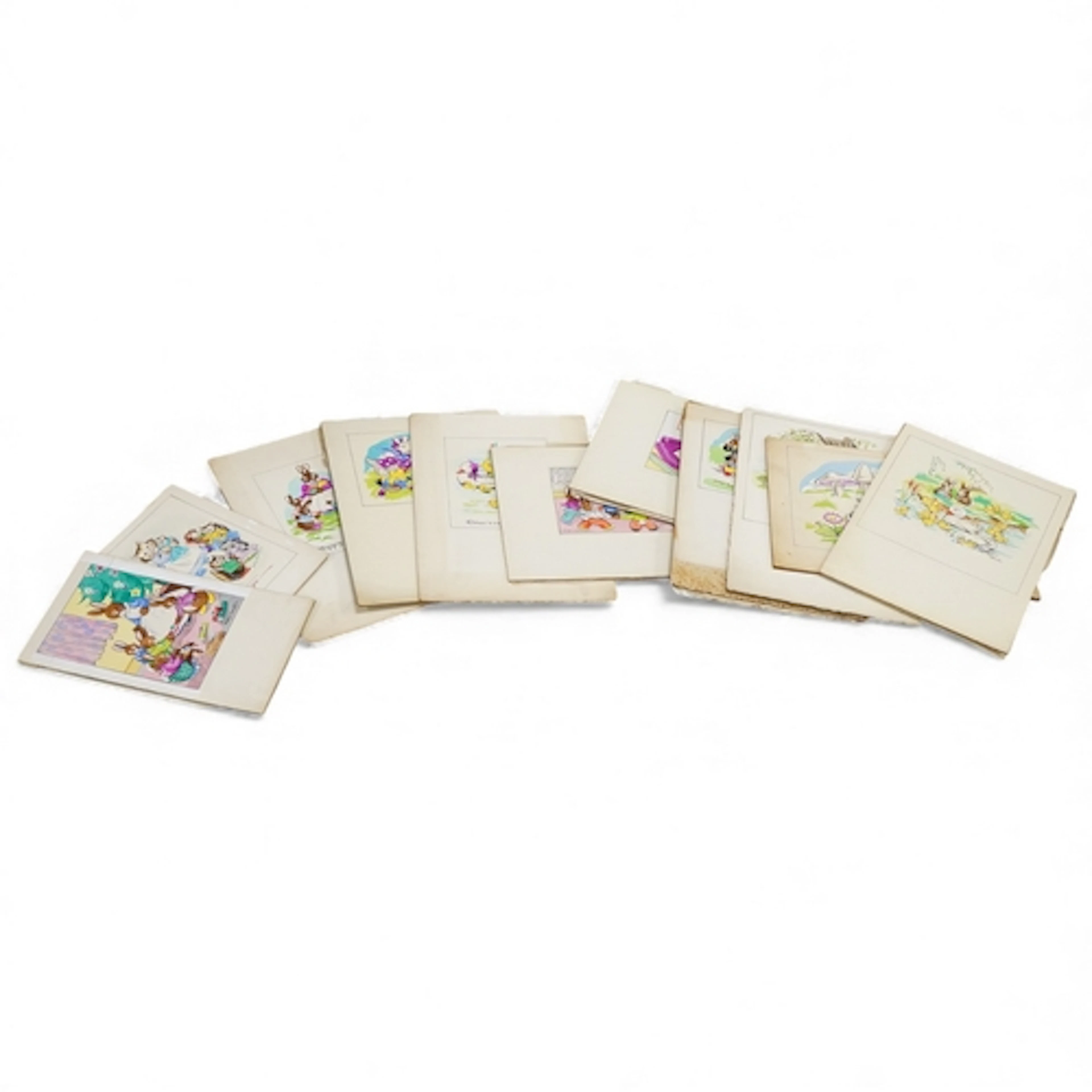 Peggy Rushton Byrom (20th. C), Set of twelve original waterc...