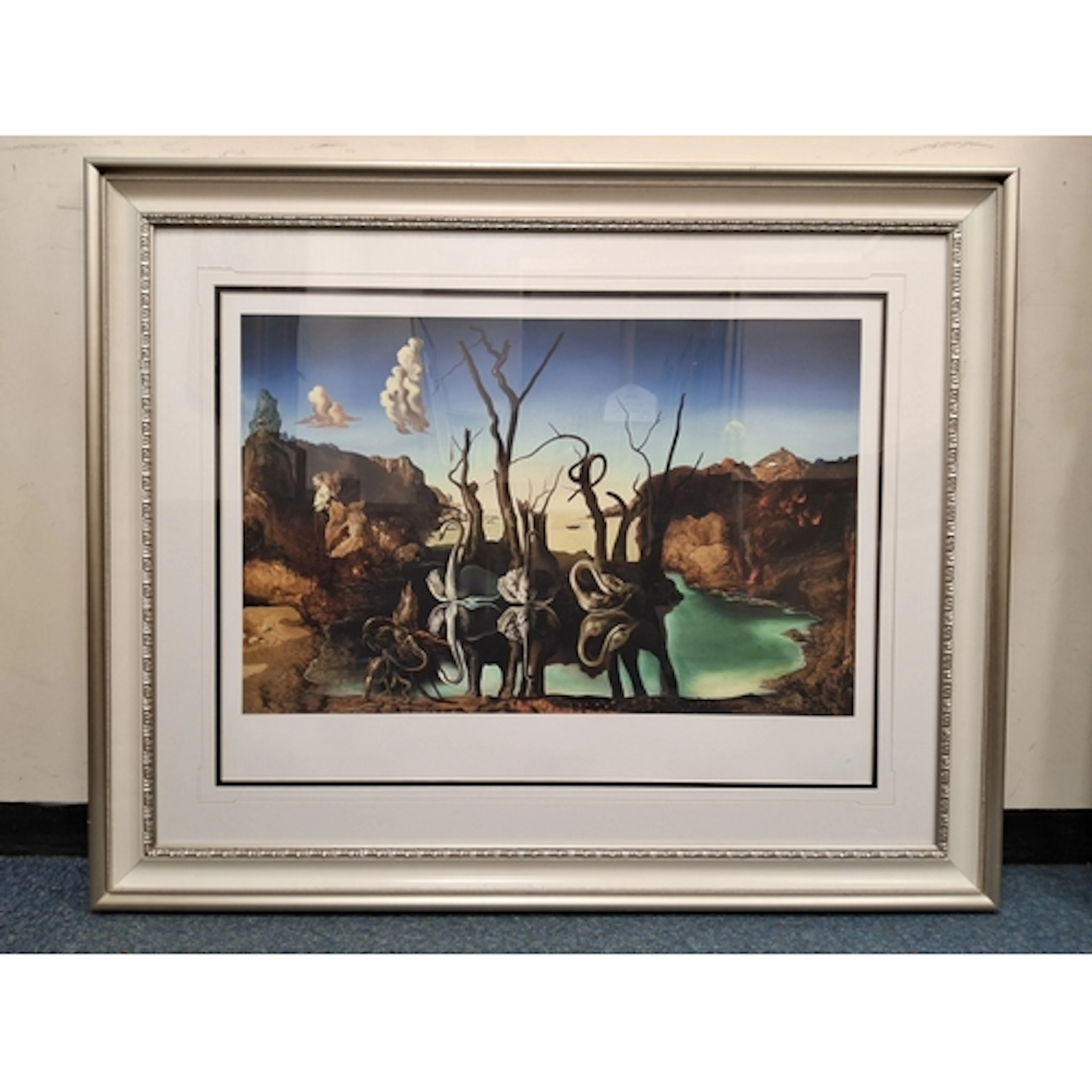 SALVADOR DALI 'SWANS REFLECTING ELEPHANTS', a limited editio...