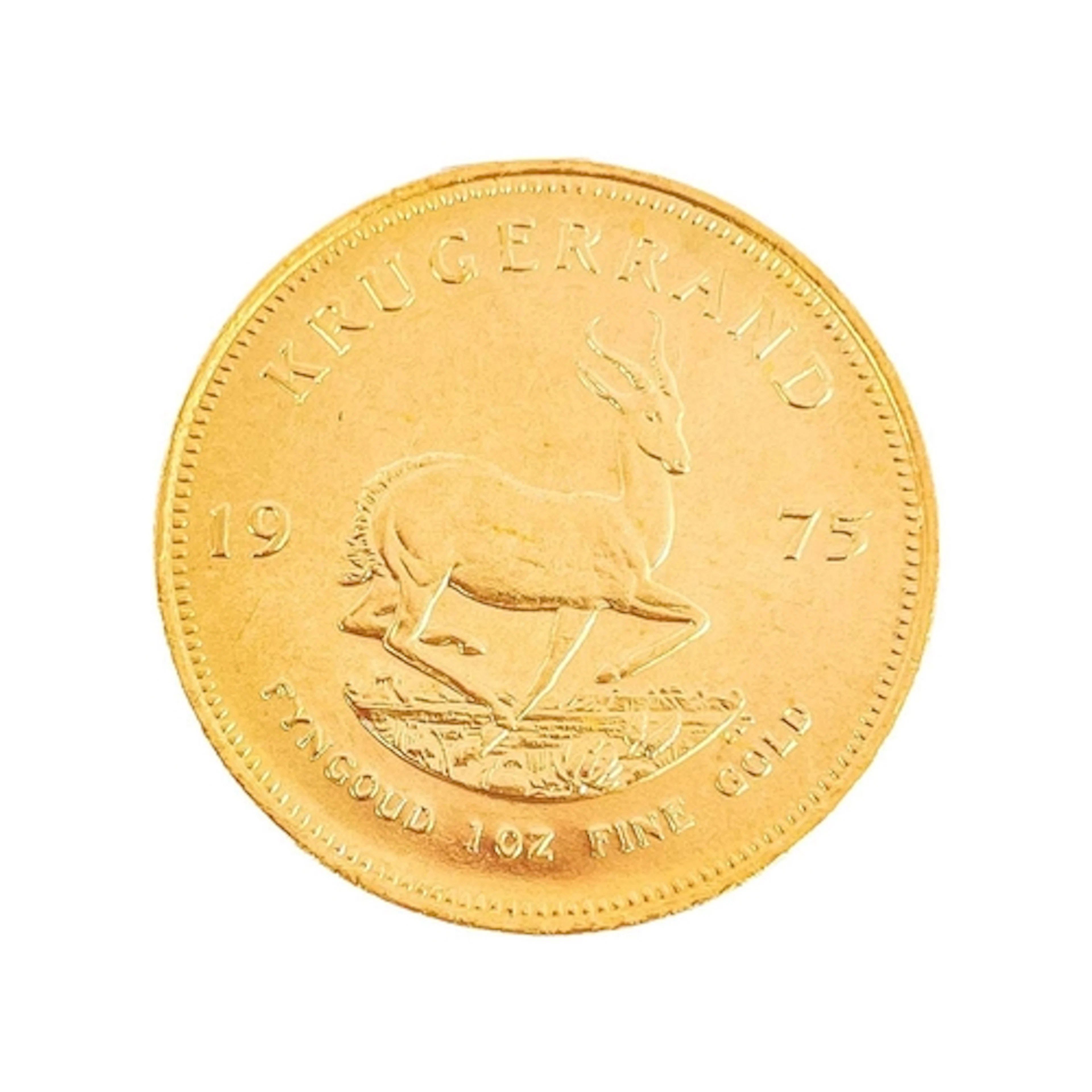1975 Gold full Krugerrand. 1975 gold full Krugerrand in ef c...