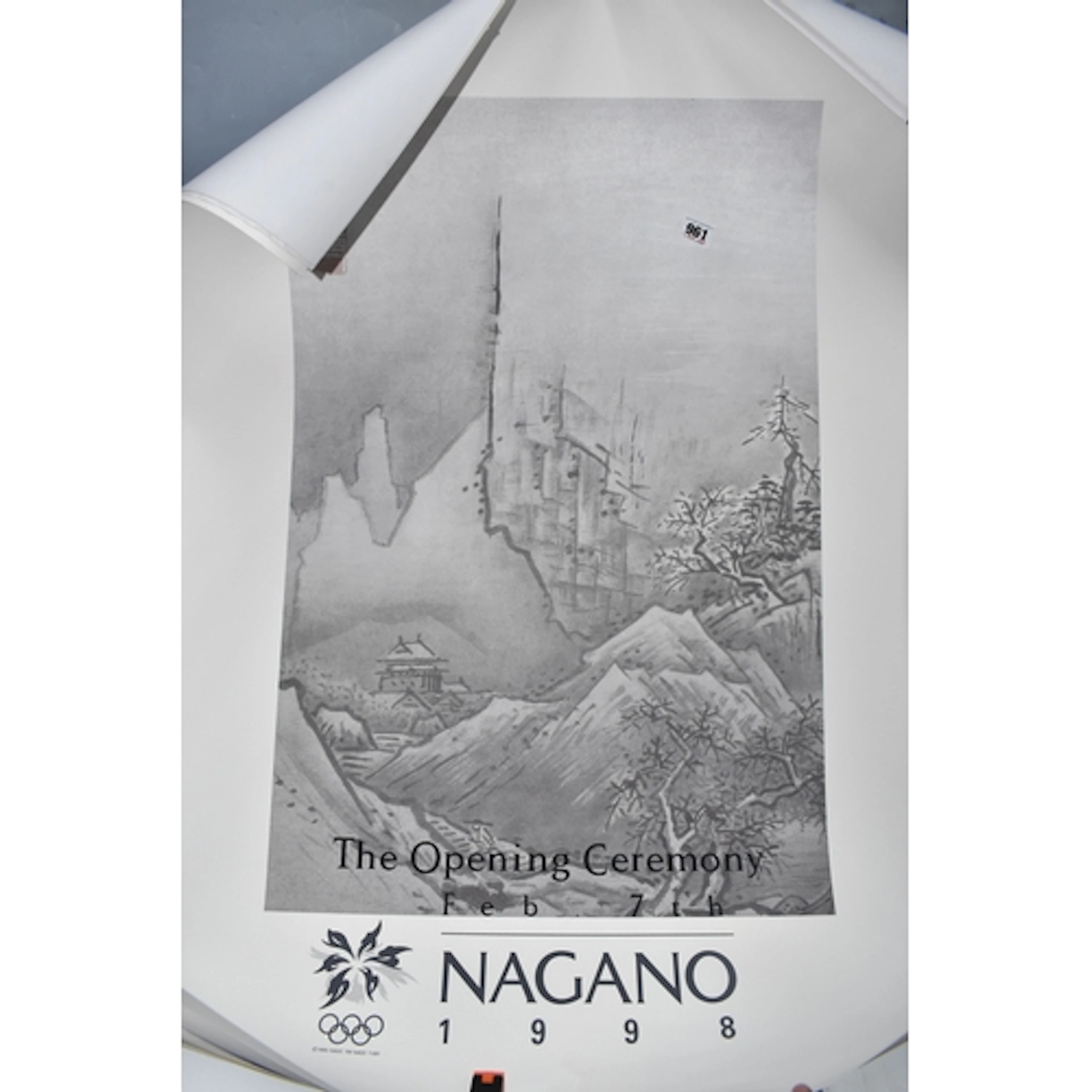 Four Original Posters from the 1998 Winter Olympic Games in ...
