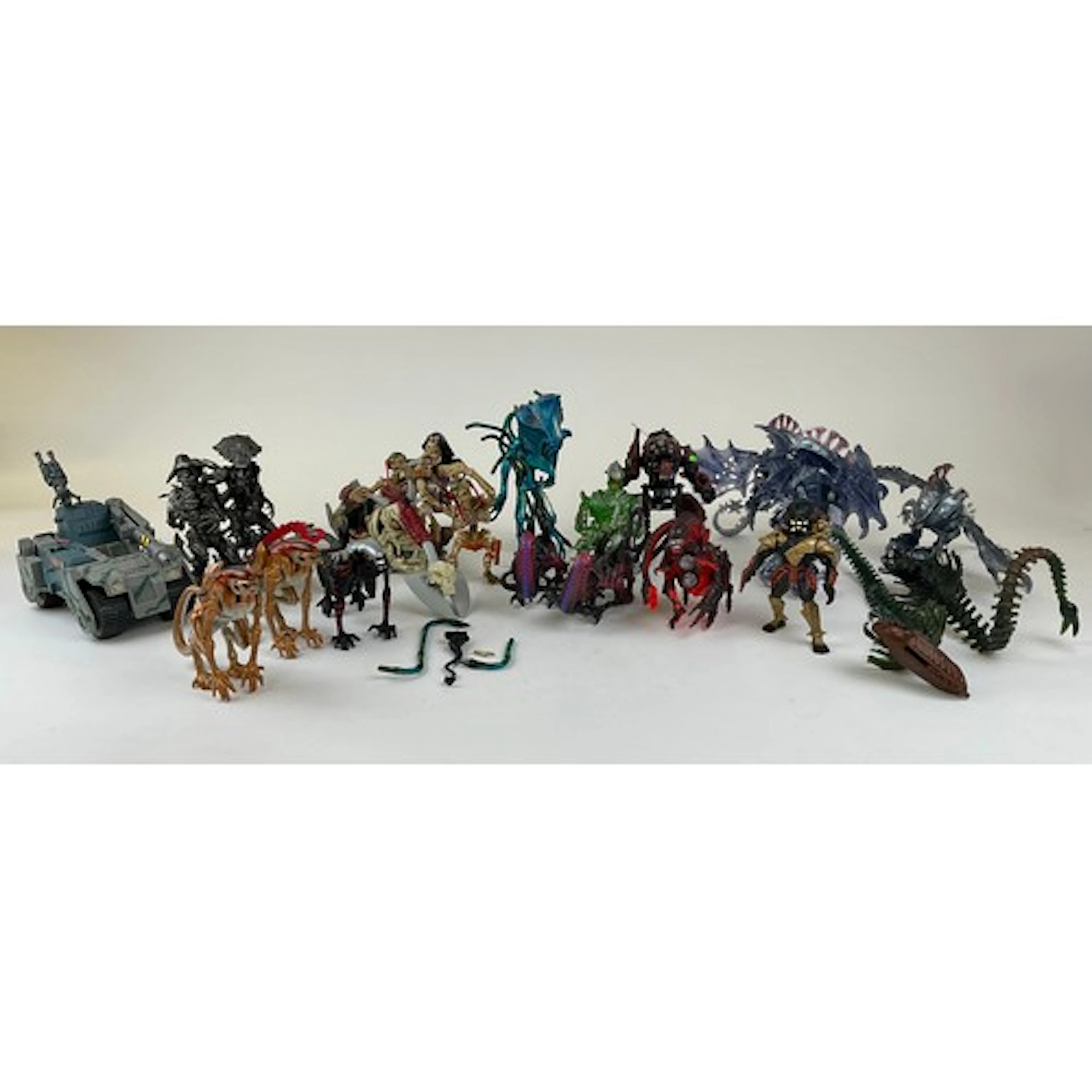Various Playmates Skeleton Warriors figures including a Skul...