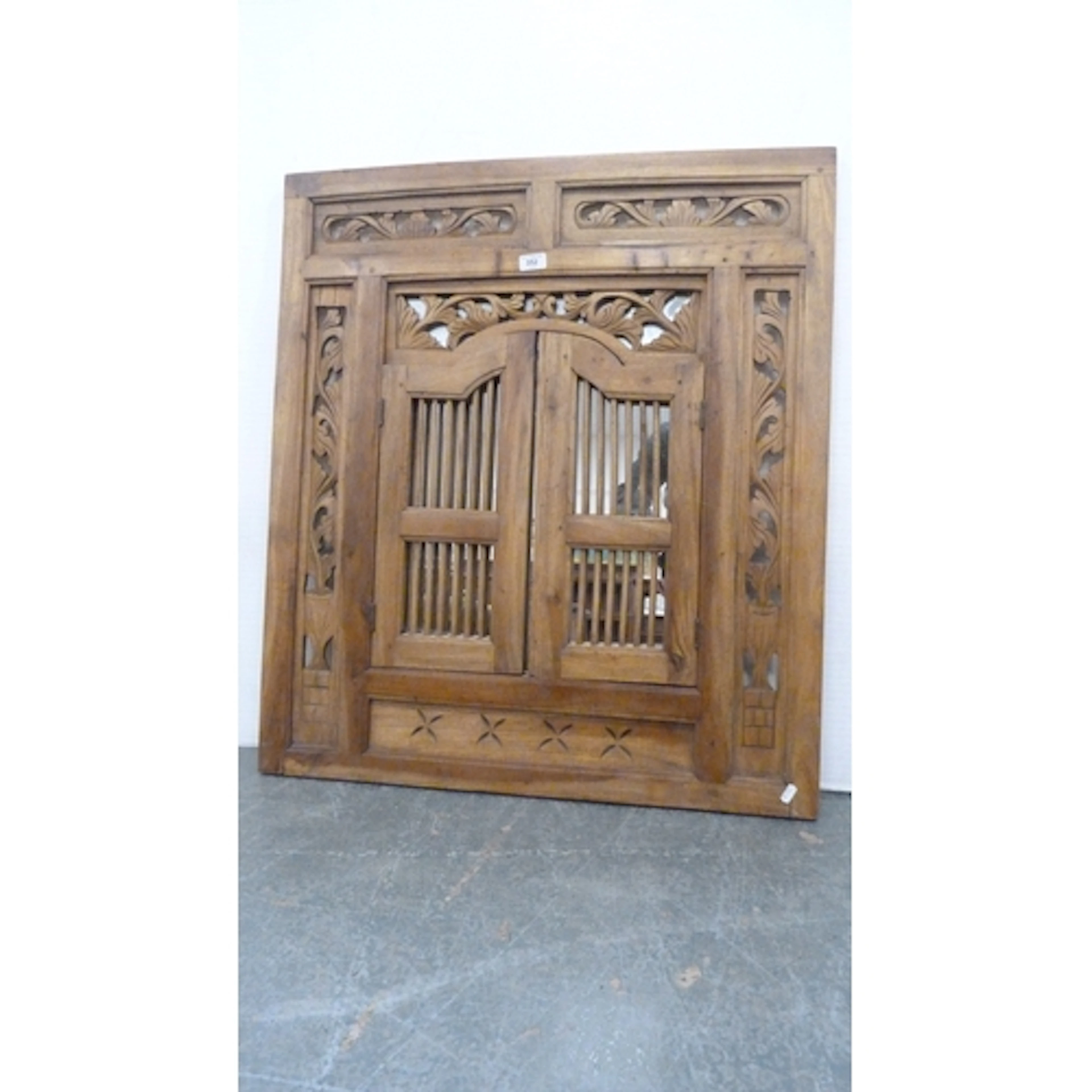 Mughal Jali-type carved wall panel.
