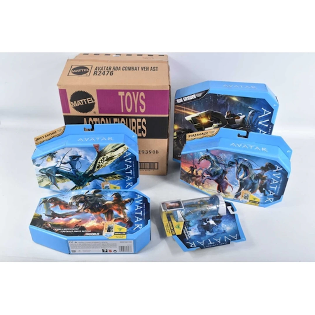 A SELECTION OF BOXED MATTEL AVATAR ACTION FIGURES, to includ...