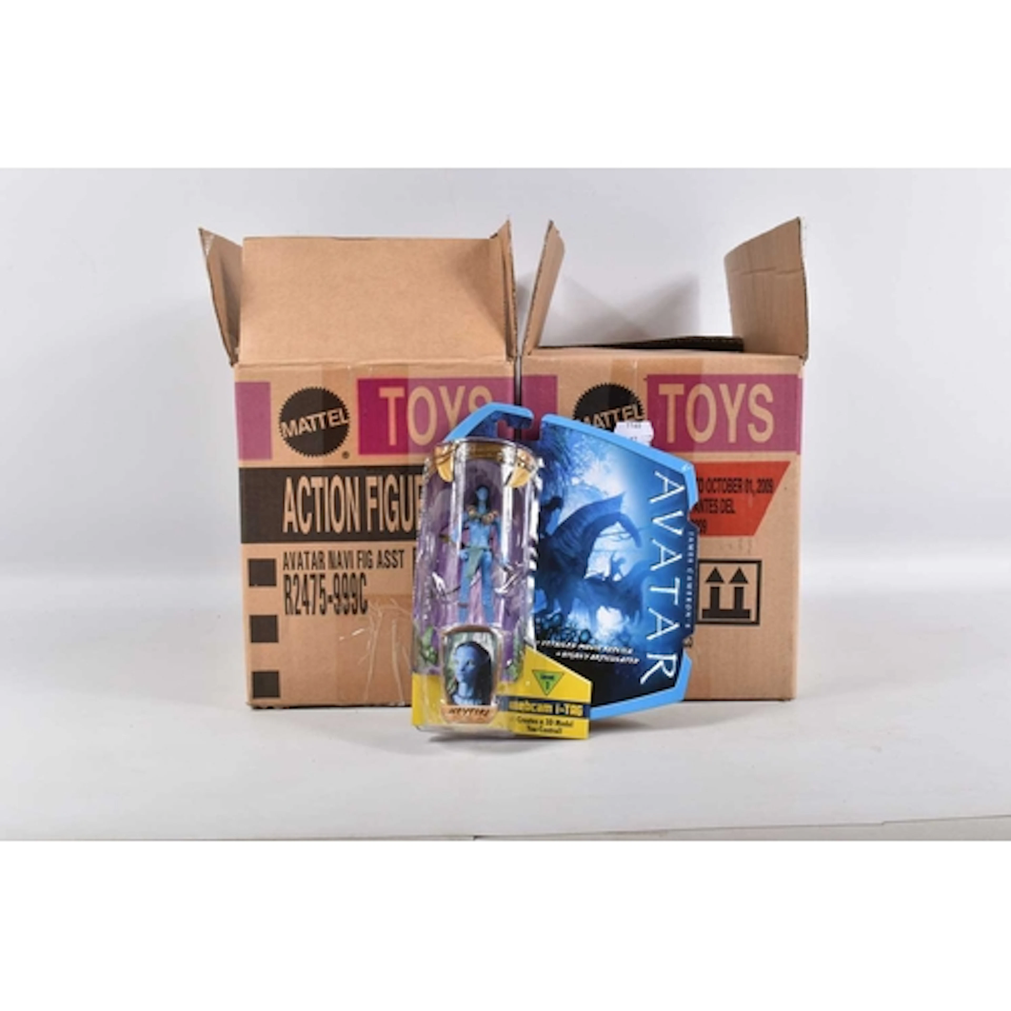 TWO BOXES OF MATTEL SEALED JAMES CAMERON'S AVATAR WEBCAM I-T...