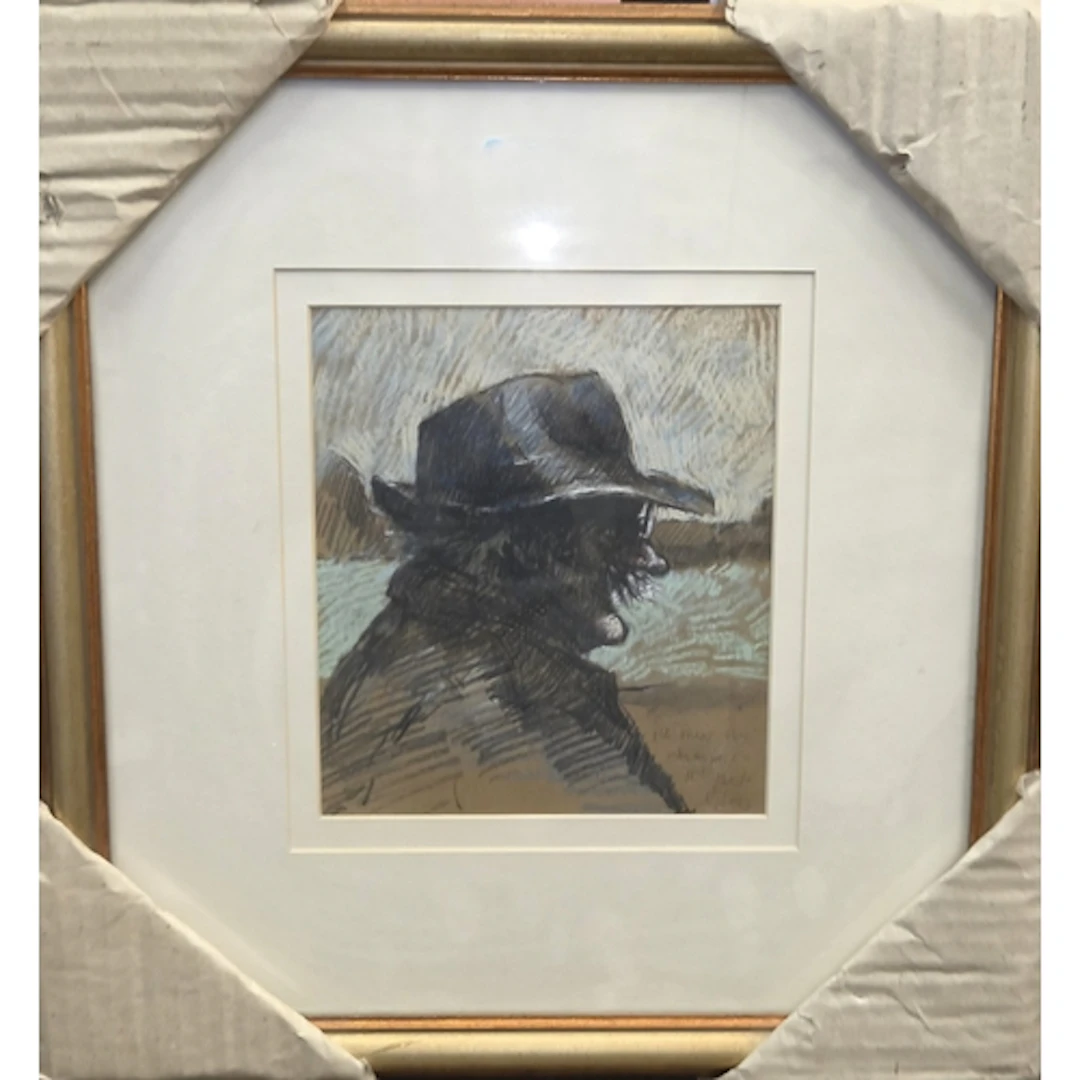 Harlold Riley (British 1934-2023), 'Old Man in Chimney Pot P...